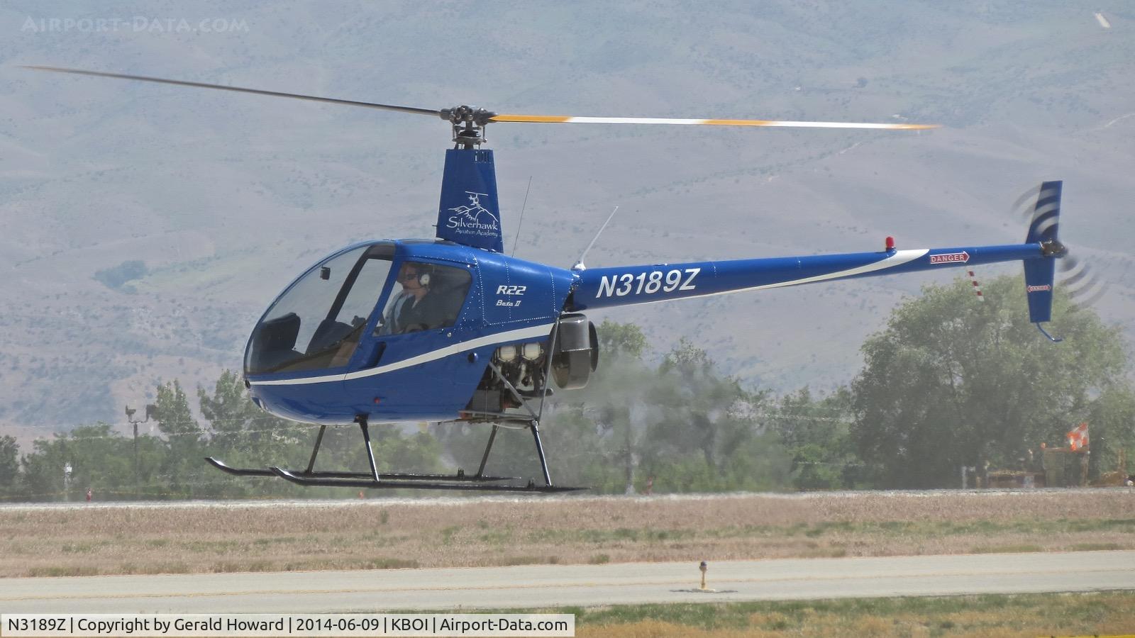 N3189Z, 2007 Robinson R22 Beta C/N 4105, Landing south help pad.