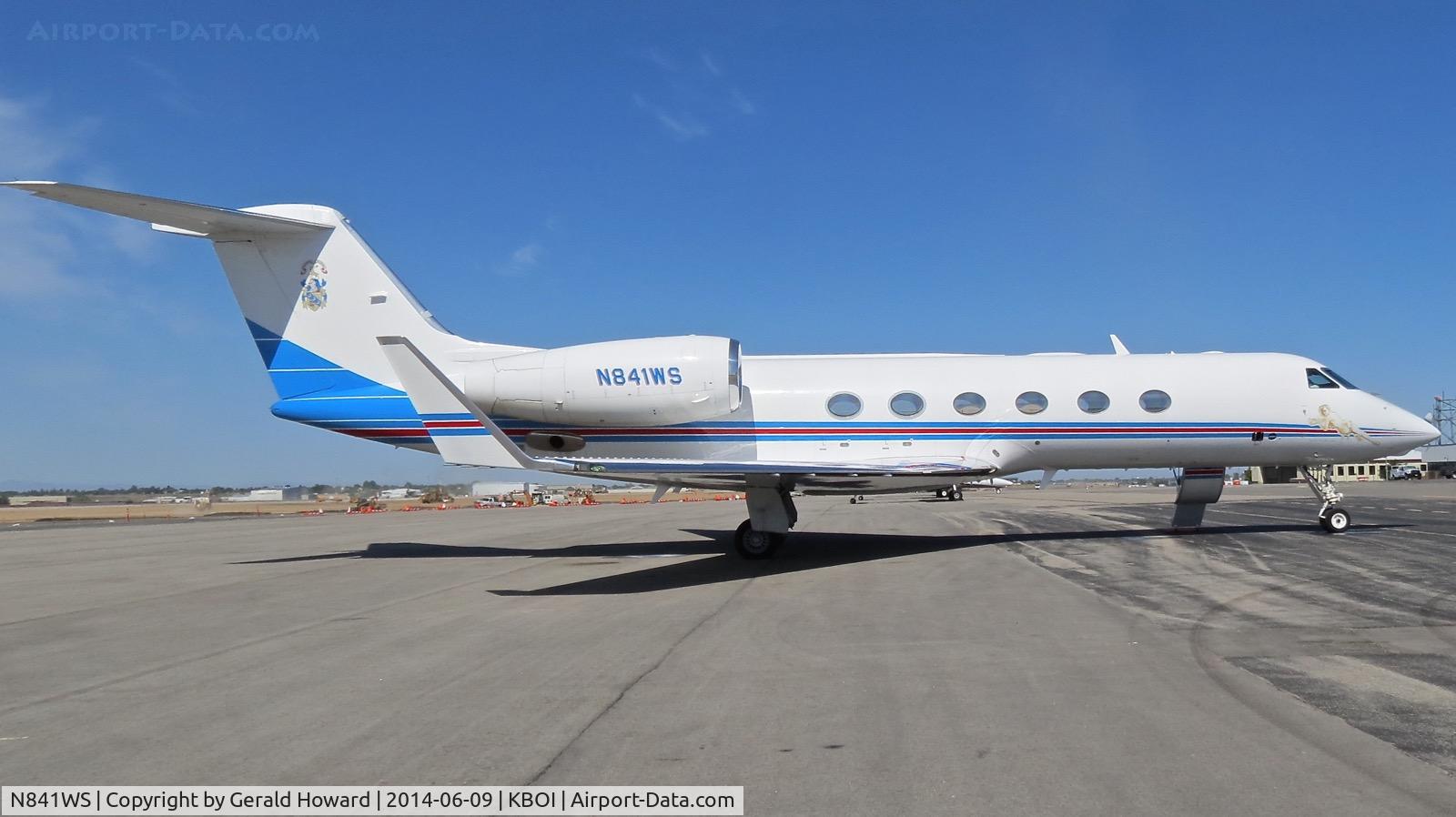 N841WS, 2007 Gulfstream Aerospace GIV-X (G450) C/N 4099, Parked on north GA ramp.