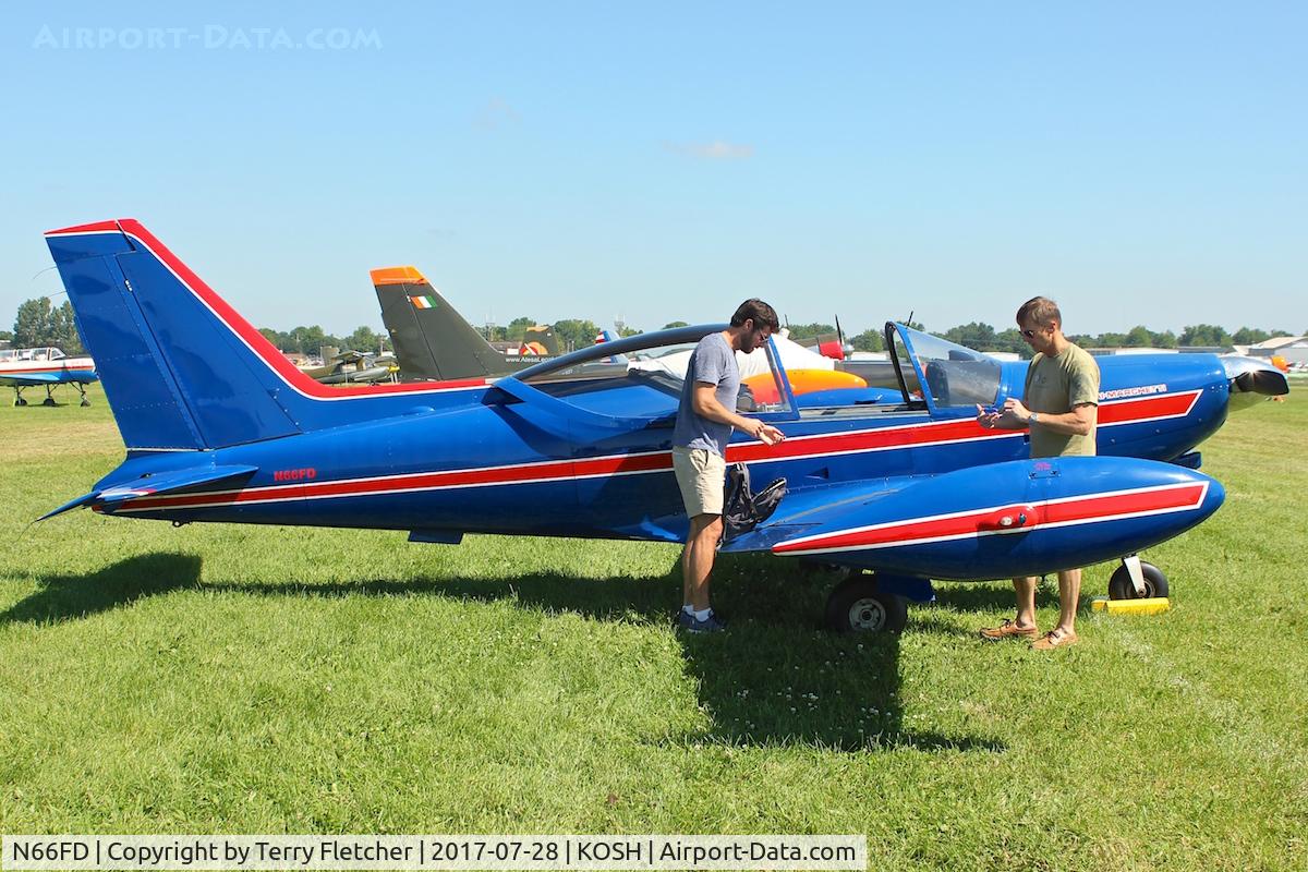 N66FD, 1983 SIAI-Marchetti SF-260 C/N 724, At 2017 EAA AirVenture at Oshkosh