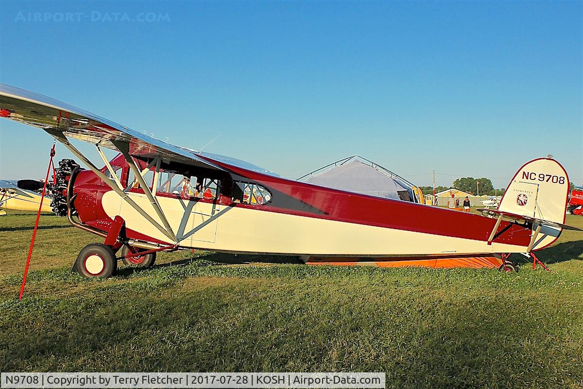 N9708, Fairchild 71 C/N 37, At 2017 EAA AirVenture at Oshkosh