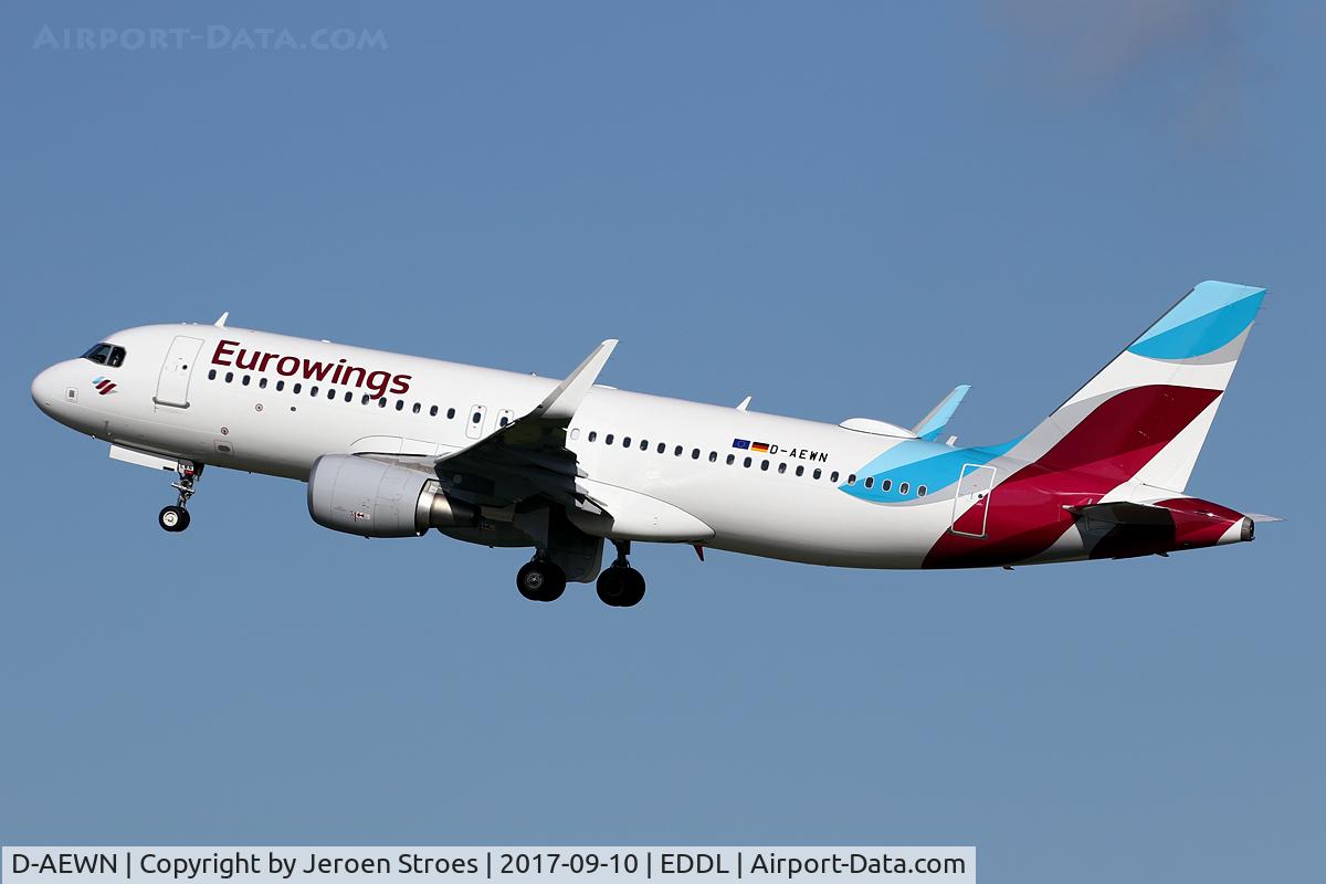D-AEWN, 2016 Airbus A320-214 C/N 7393, EDDL