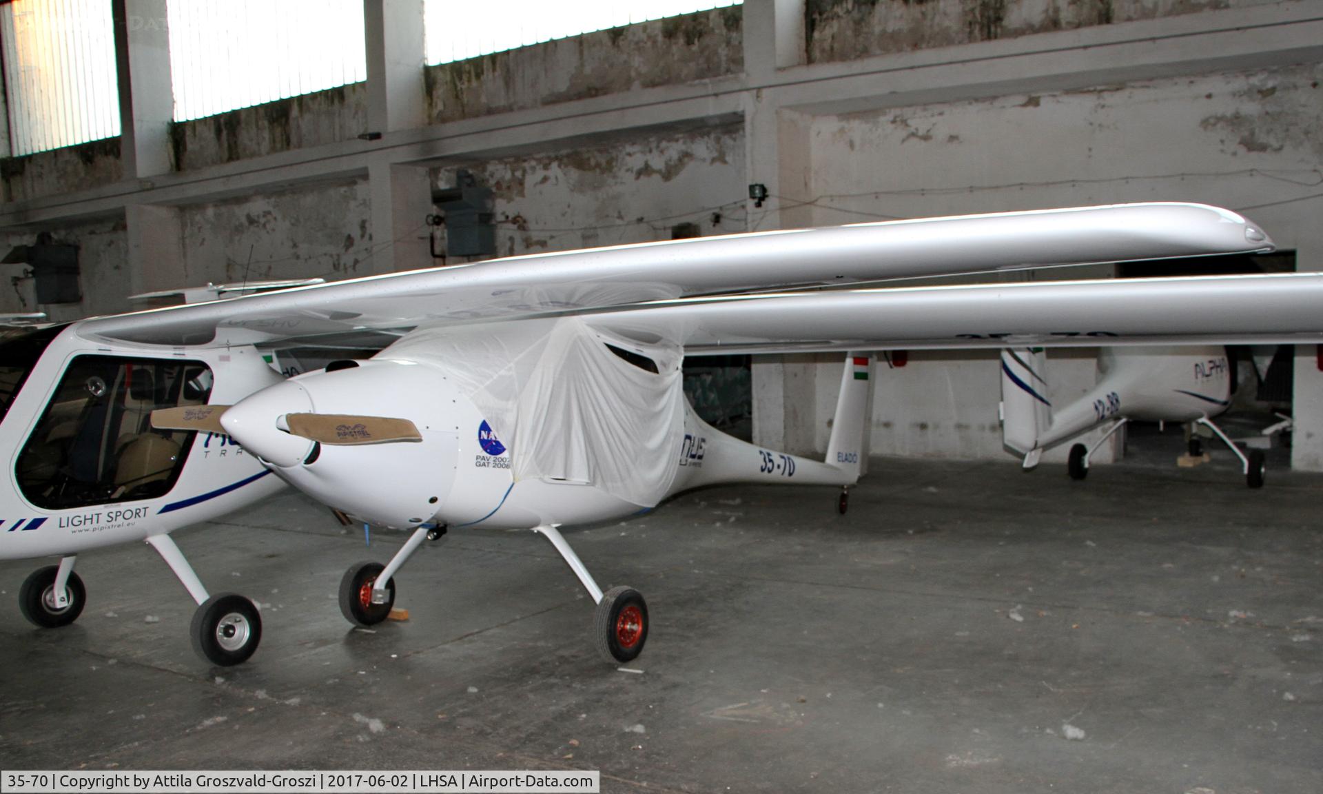 35-70, Pipistrel Sinus 912 C/N 567SL912, Szentkirályszabadja Airport, Hungary
