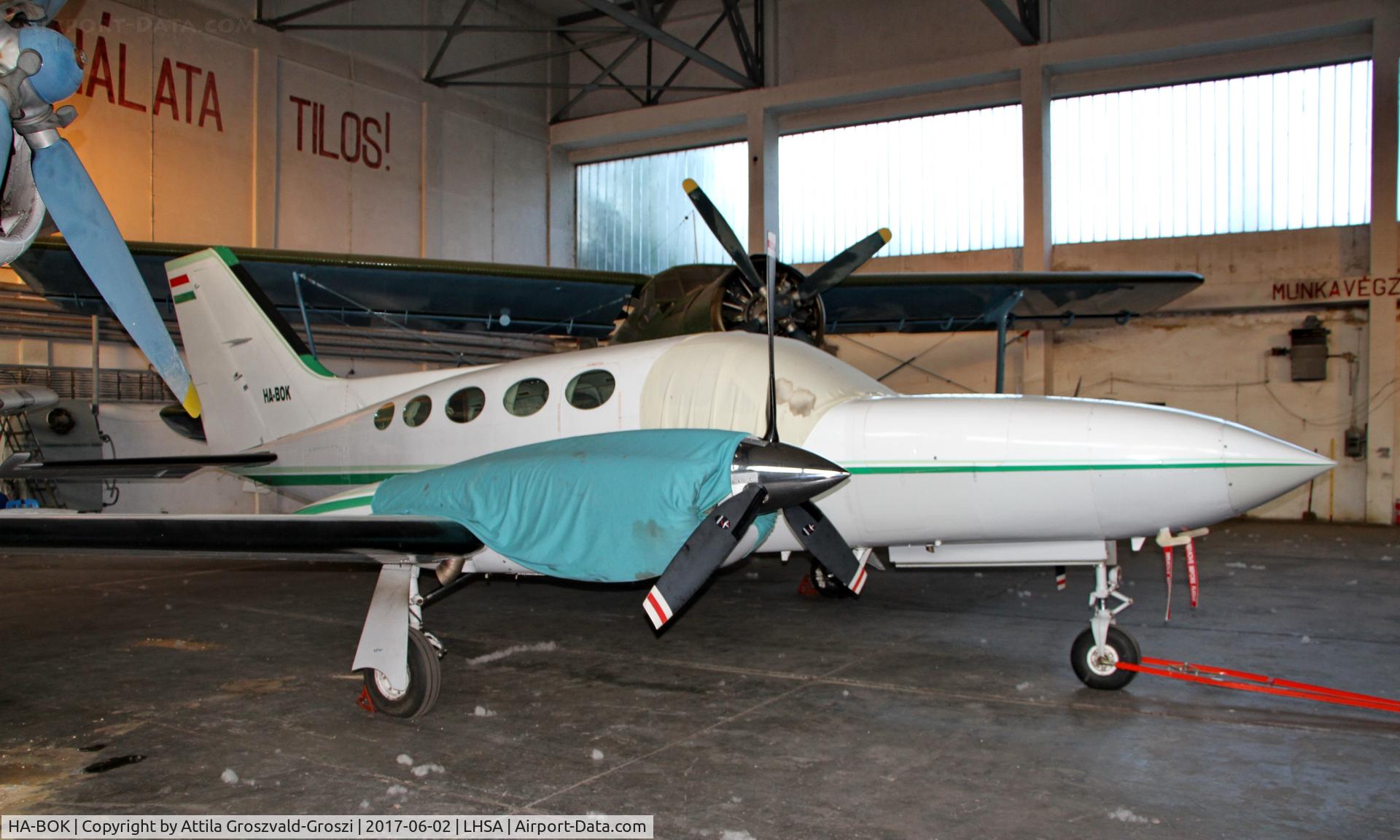 HA-BOK, 1978 Cessna 421C Golden Eagle C/N 421C0445, Szentkirályszabadja Airport, Hungary