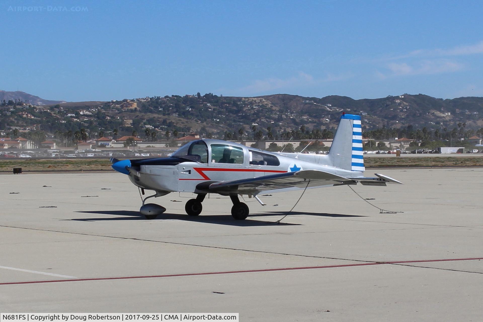 N681FS, 1990 Grumman American AA-5B Tiger C/N AA5B0400, 1990 American General AA-5B TIGER, Lycoming O-360-A4K 180 Hp. (FAA Aircraft Registry issue here as Grumman  American sold this design to American General Aircraft Corp. in 1978 via Gulfstream accession of the design.)