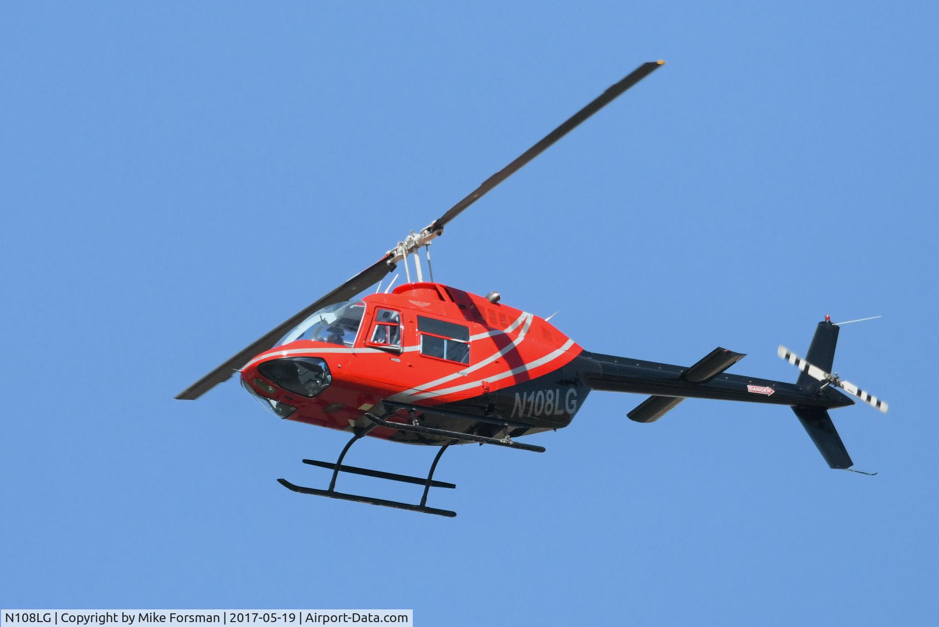 N108LG, 1998 Bell 206B JetRanger III C/N 4481, In flight over Round Mountain, Camarillo, CA