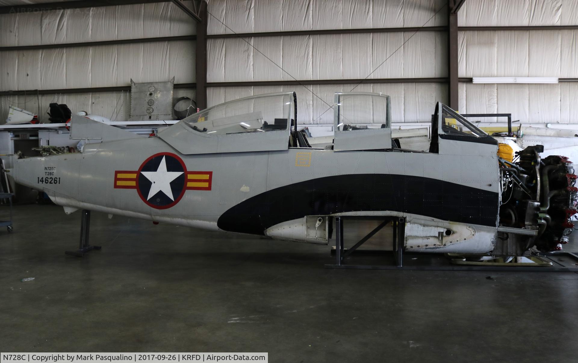 N728C, 1957 North American T-28C Trojan C/N 252-24 (146261), North American T-28C