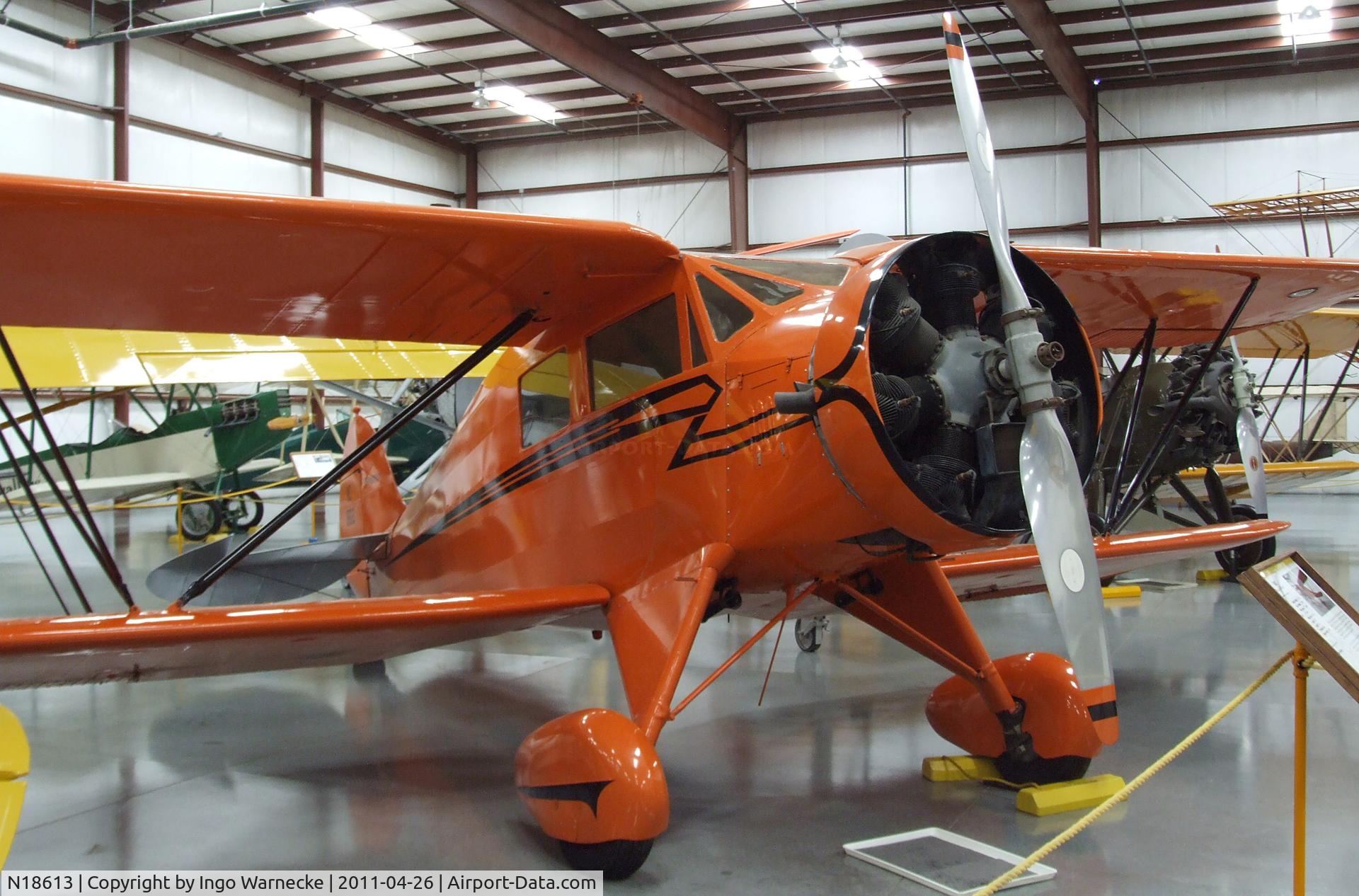 N18613, 1933 Waco UEC C/N 3684, Waco UEC at the Yanks Air Museum, Chino CA