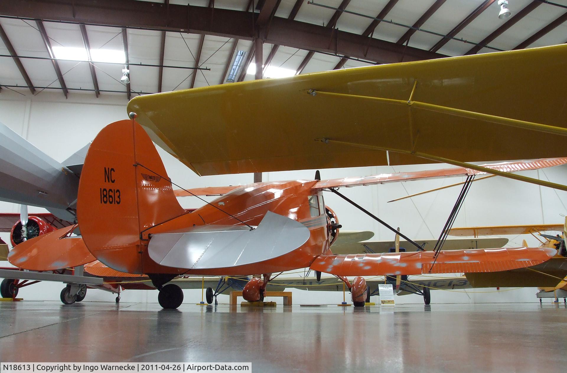 N18613, 1933 Waco UEC C/N 3684, Waco UEC at the Yanks Air Museum, Chino CA