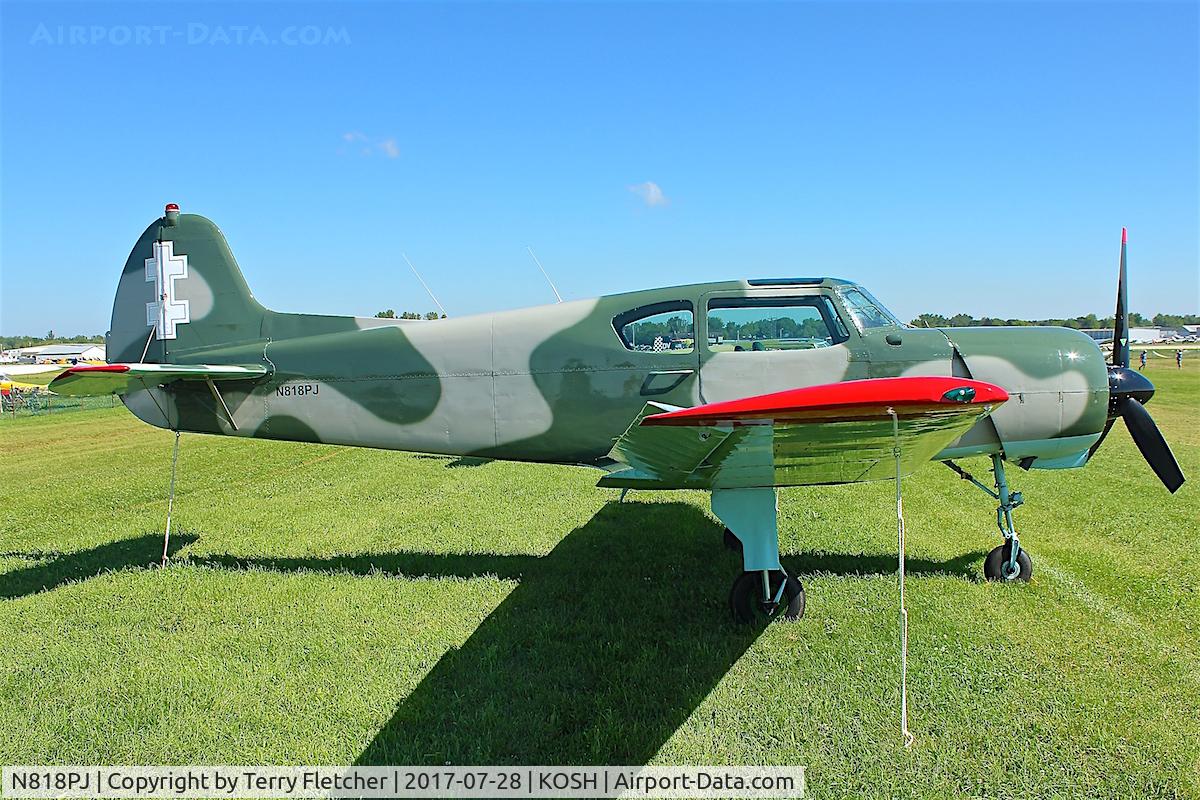 N818PJ, 1978 Yakovlev Yak-18T C/N 22202021, At 2017 EAA AirVenture at Oshkosh