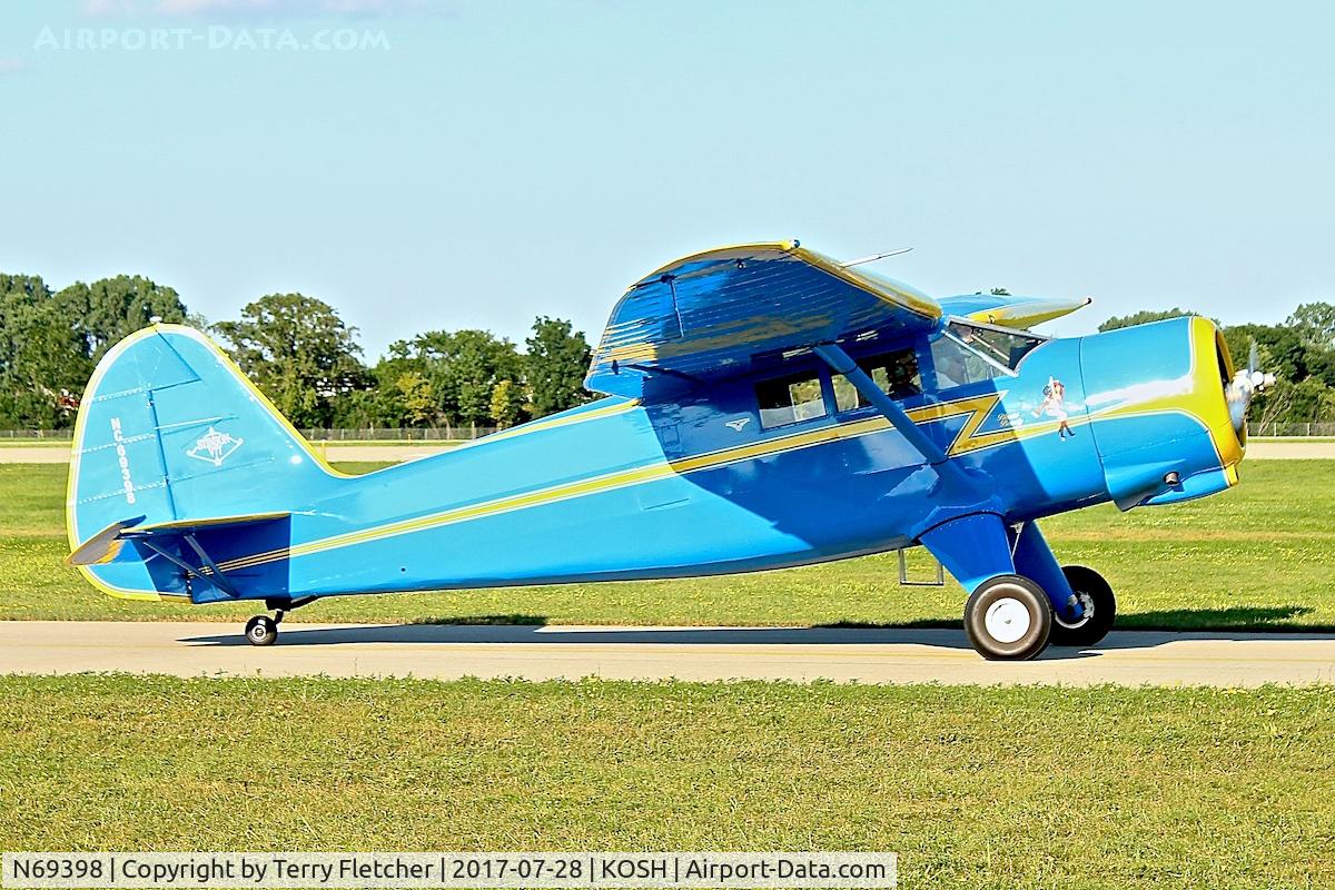 N69398, 1944 Stinson V77 Reliant C/N 77-293, At 2017 EAA AirVenture at Oshkosh