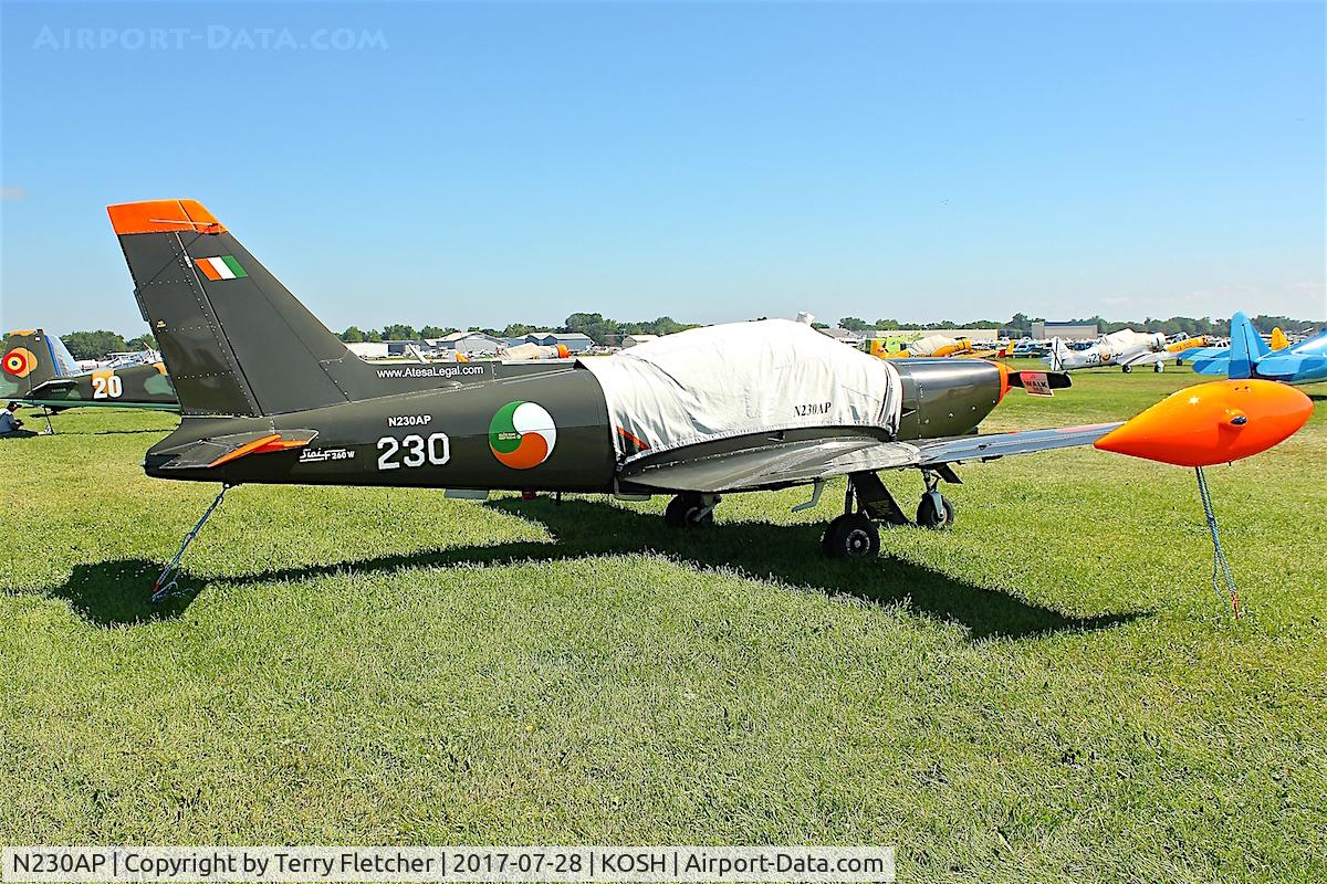 N230AP, SIAI-Marchetti F-260C C/N 297/24-09, At 2017 EAA AirVenture at Oshkosh
