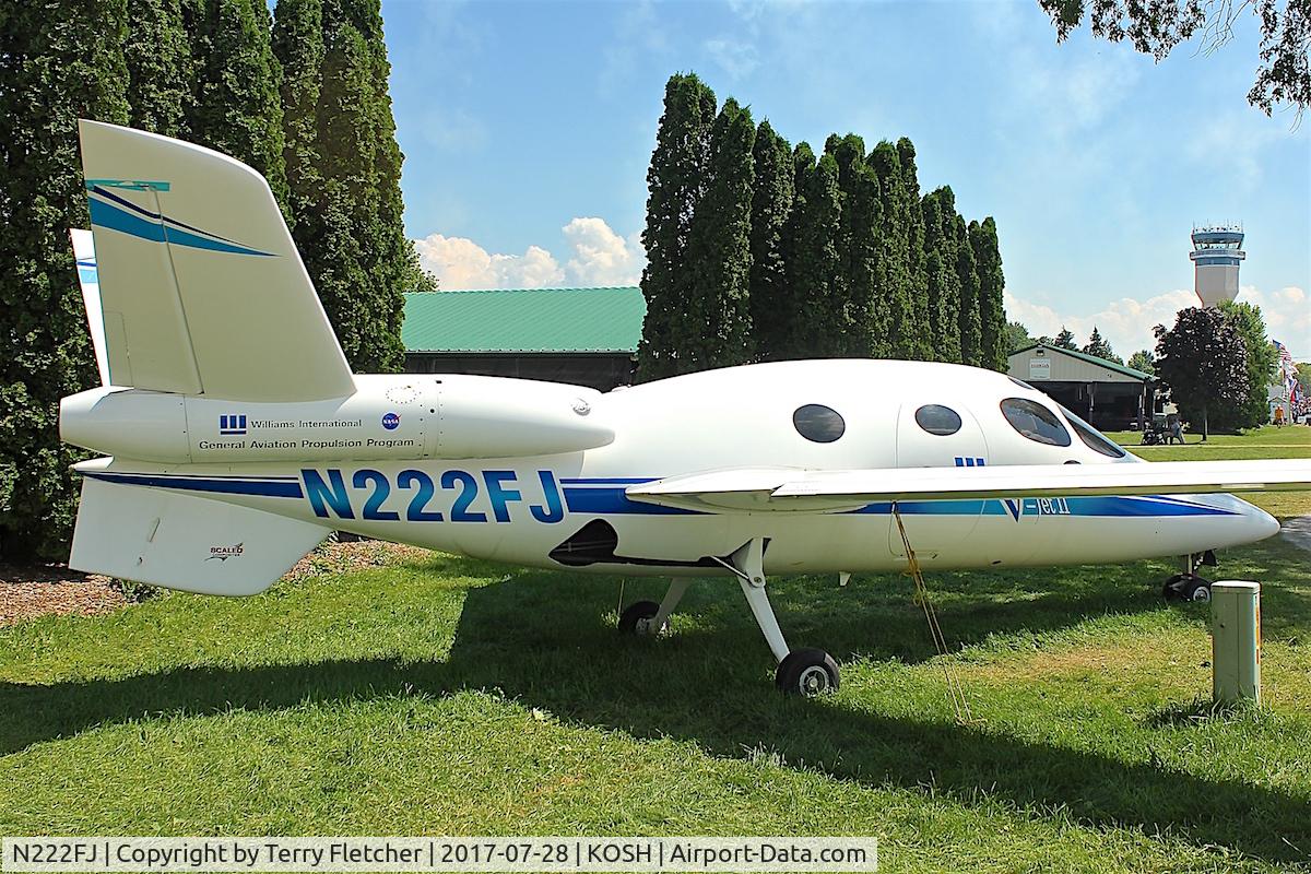 N222FJ, 1997 Scaled Composites 271 V-Jet II C/N 001, At 2017 EAA AirVenture at Oshkosh