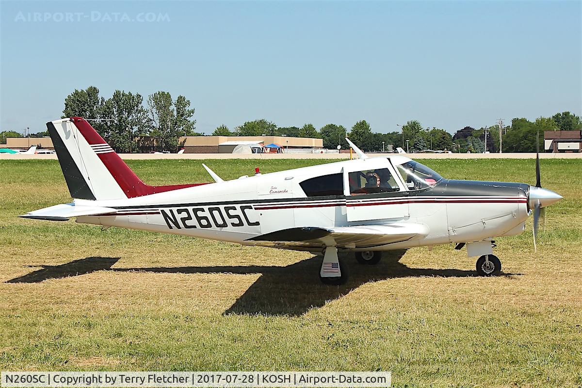 N260SC, 1964 Piper PA-24-250 Comanche C/N 24-3678, At 2017 EAA AirVenture at Oshkosh