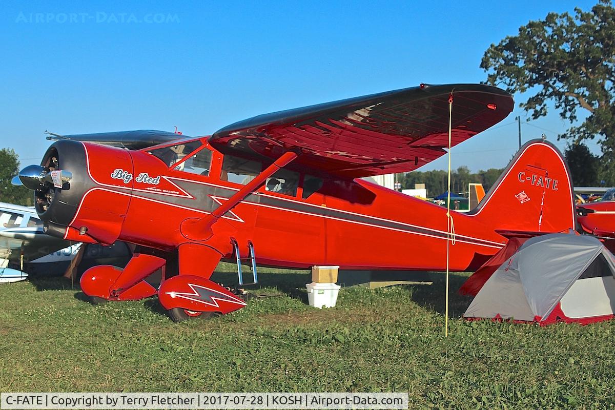 C-FATE, 1944 Stinson V77 Reliant C/N 77-291, At 2017 EAA AirVenture at Oshkosh , ex 43-44004 and FB563
