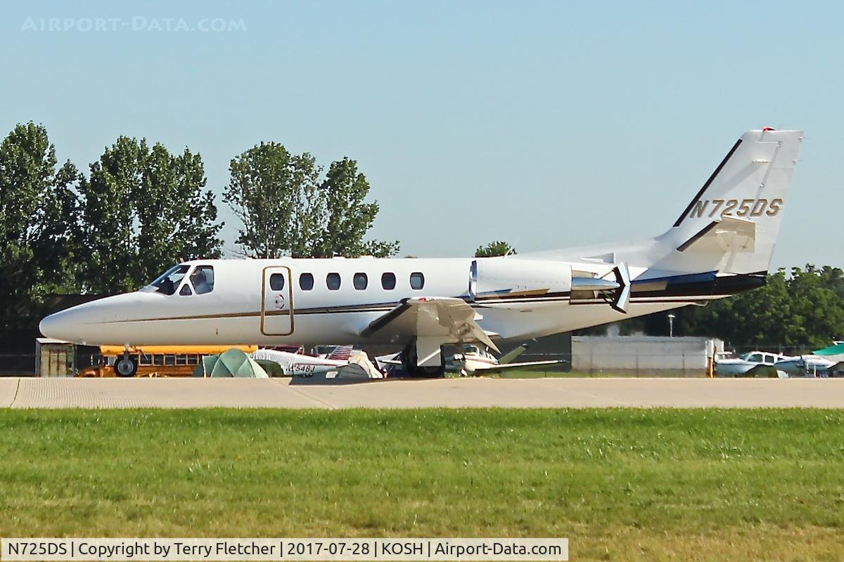 N725DS, 1997 Cessna 550 C/N 550-0822, At 2017 EAA AirVenture at Oshkosh