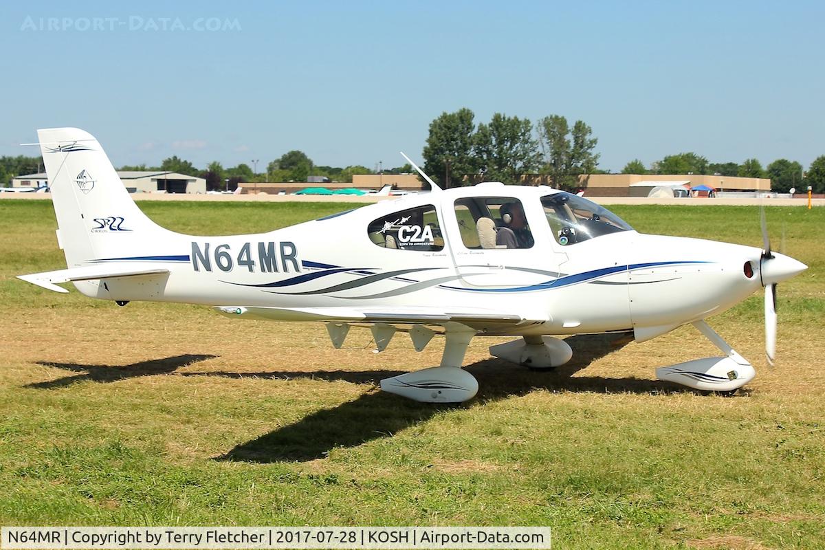 N64MR, 2003 Cirrus SR22 C/N 0724, At 2017 EAA AirVenture at Oshkosh