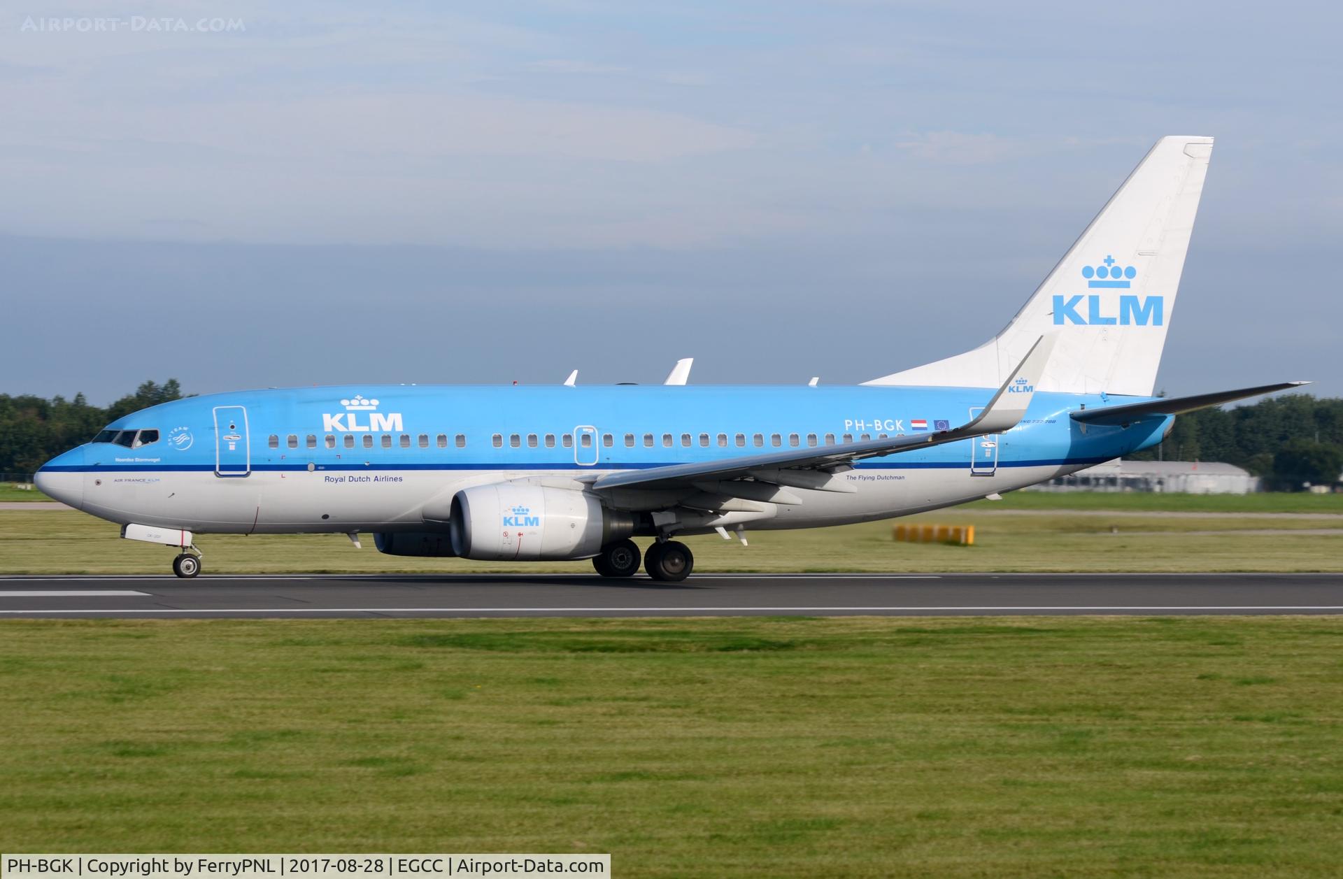 PH-BGK, 2010 Boeing 737-7K2 C/N 38054, KLM B737 destined for AMS