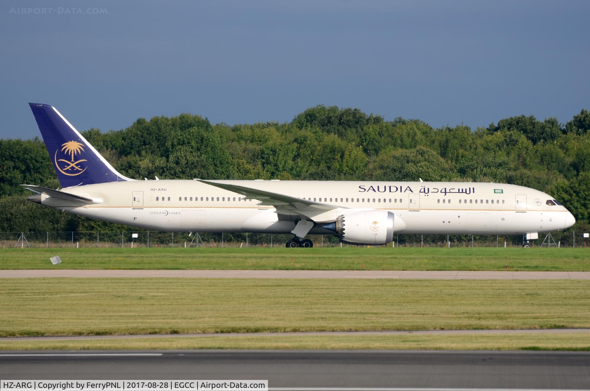 HZ-ARG, 2017 Boeing 787-8 Dreamliner C/N 41550, Saudia B789 arrived in MAN