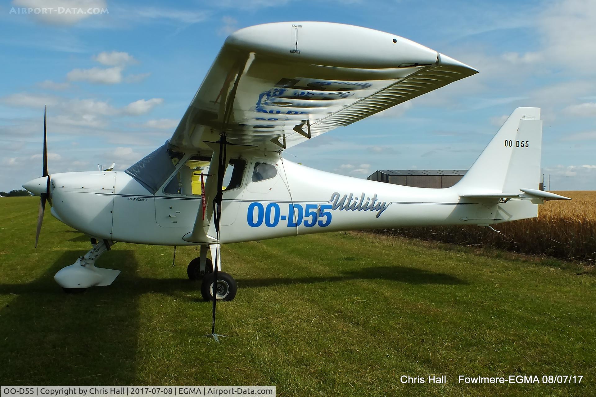 OO-D55, 2000 B & F Technik FK-9 Mark 3 Utility C/N 150, at Fowlmere