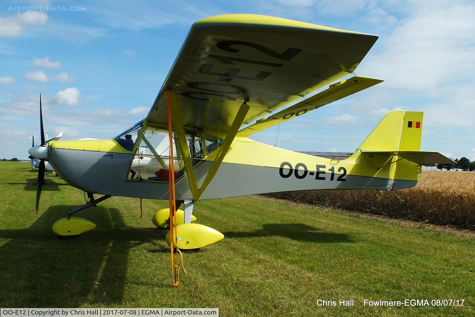 OO-E12, 2001 Aeropro Eurofox C/N 13803, at Fowlmere