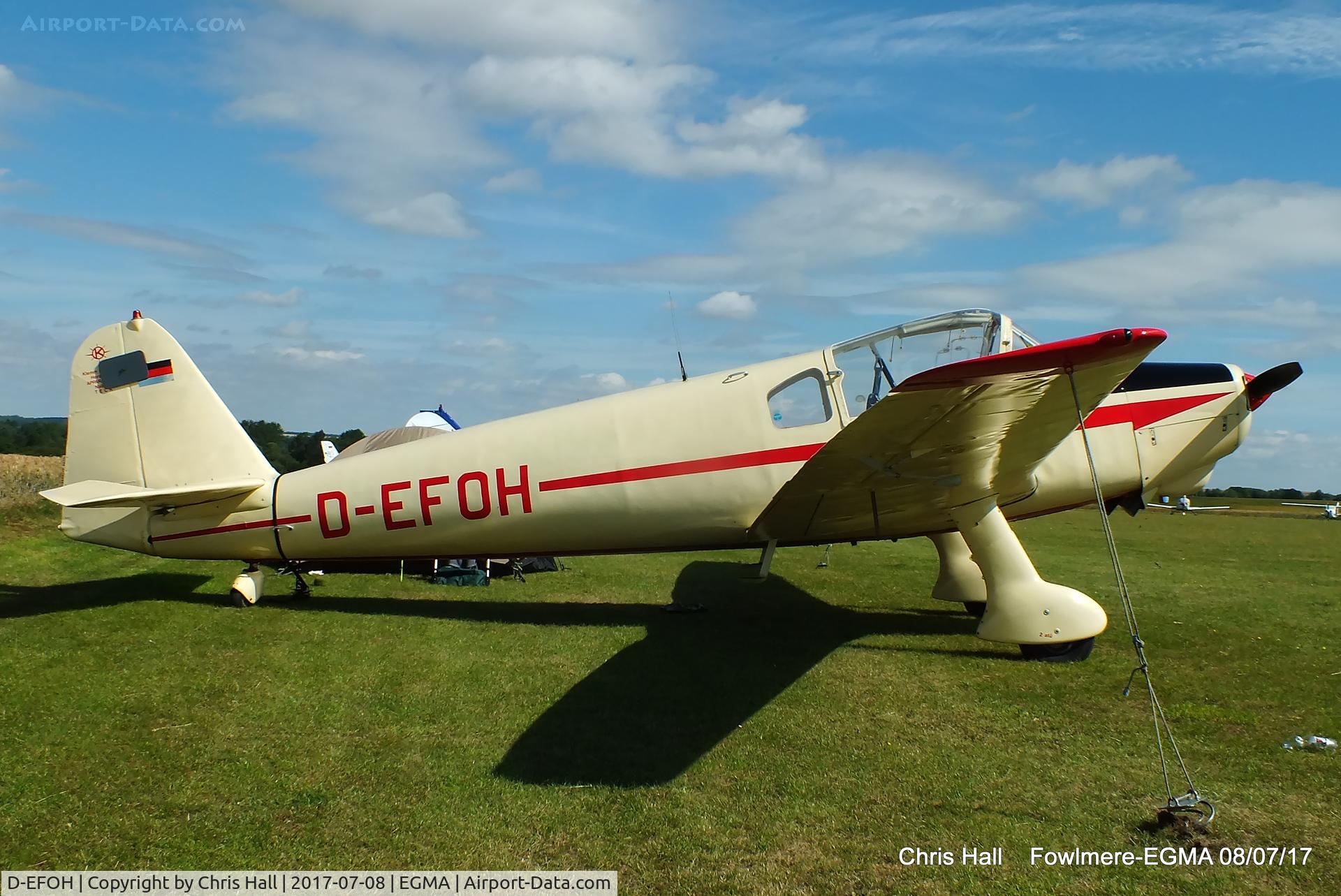 D-EFOH, Klemm Kl-35D C/N 139, at Fowlmere
