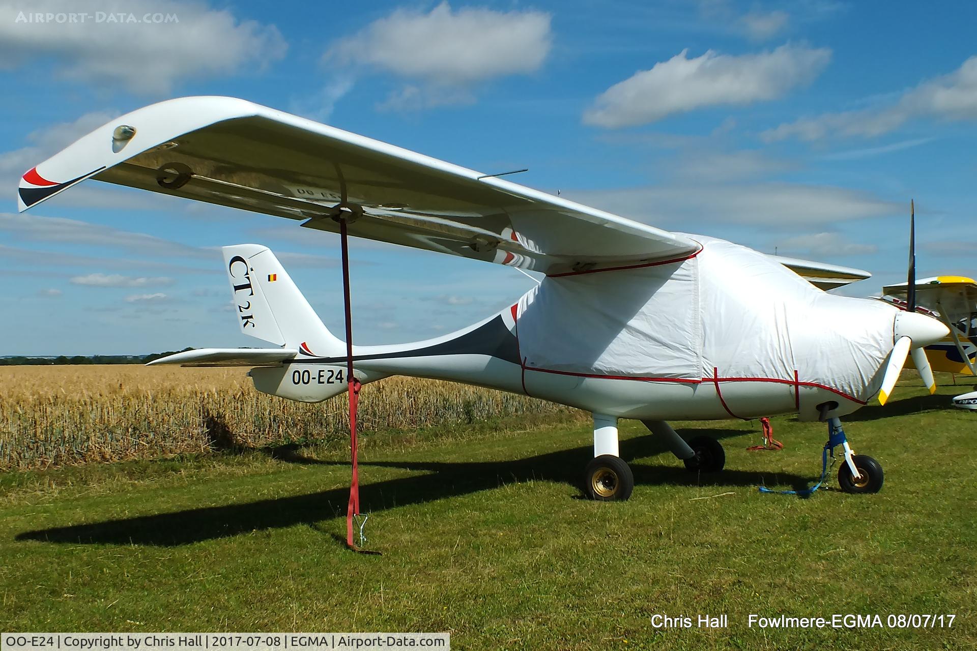 OO-E24, 2003 Flight Design CT2K C/N 03-03-06-13, at Fowlmere
