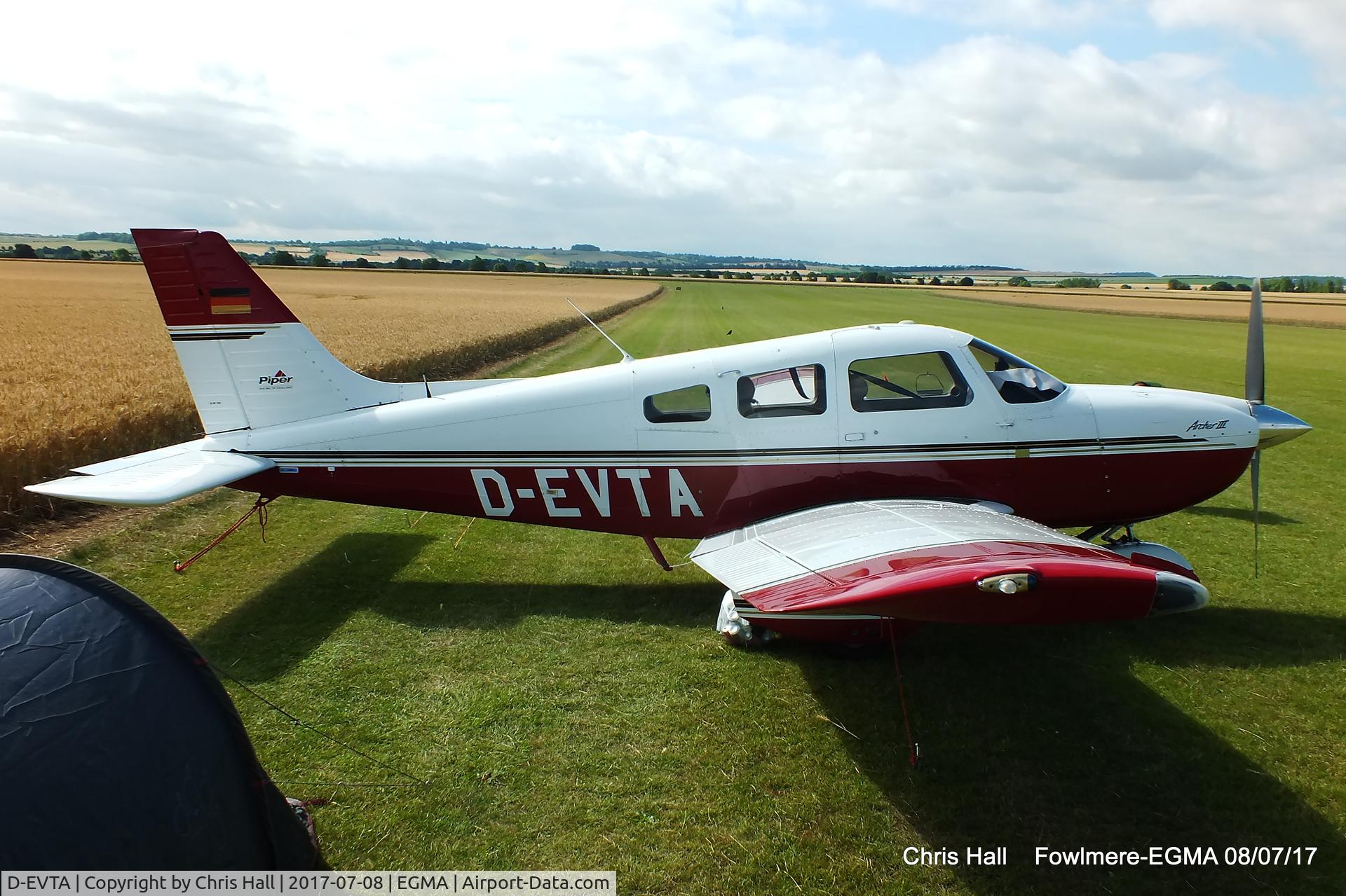 D-EVTA, Piper PA-28-181 Archer III C/N 28-43033, at Fowlmere