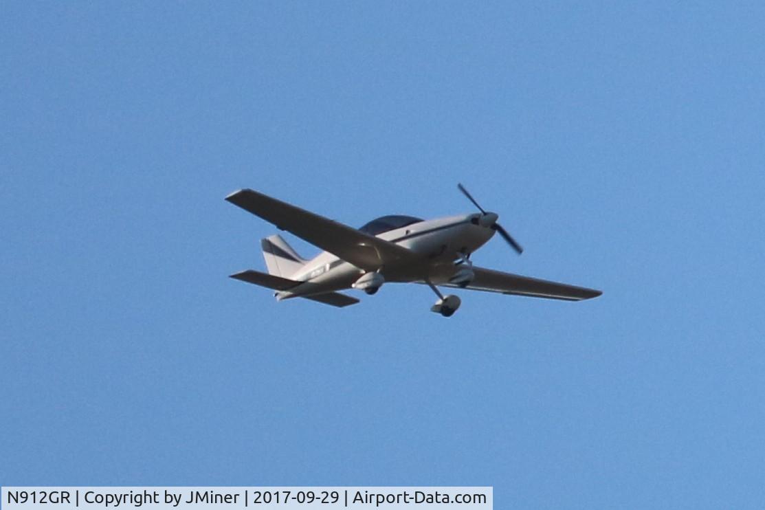 N912GR, 2007 Aero Designs Pulsar XP912 C/N 329, Flying over Elgin IL.