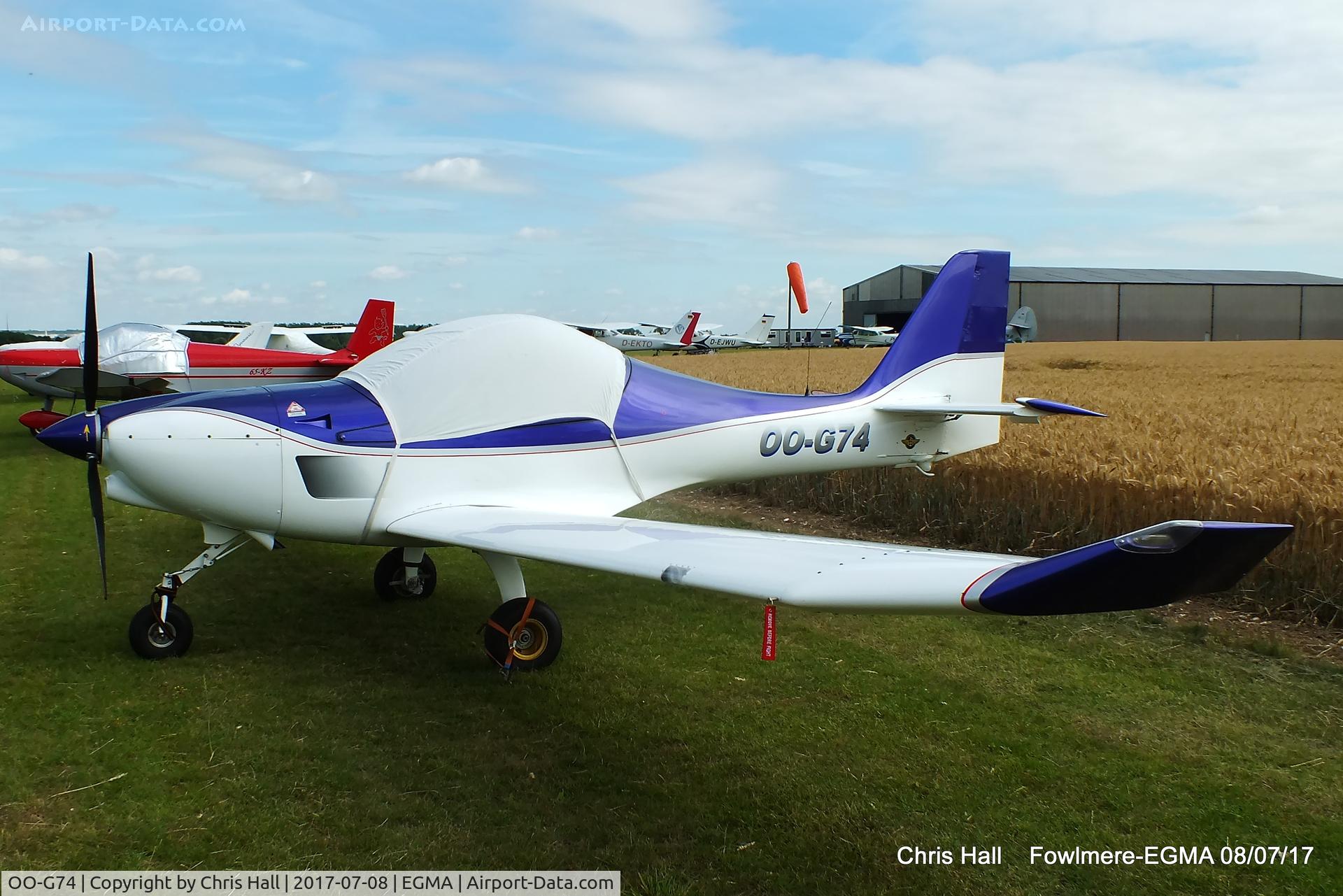 OO-G74, 2003 B & F Technik FK-14B Polaris C/N 019, at Fowlmere