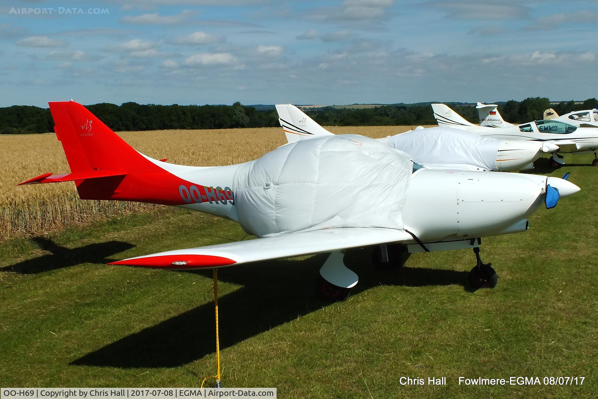 OO-H69, 2016 JMB Aircraft VL-3A Evolution C/N 199, at Fowlmere