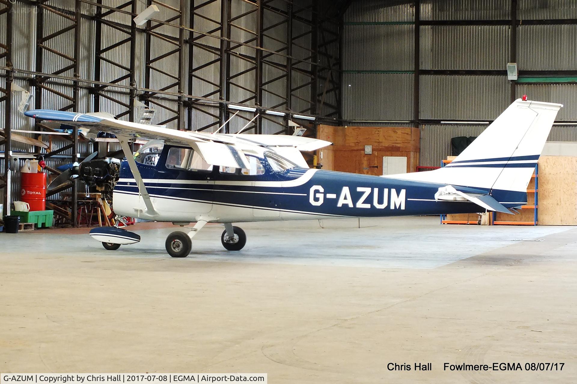 G-AZUM, 1972 Reims F172L Skyhawk C/N 0863, at Fowlmere