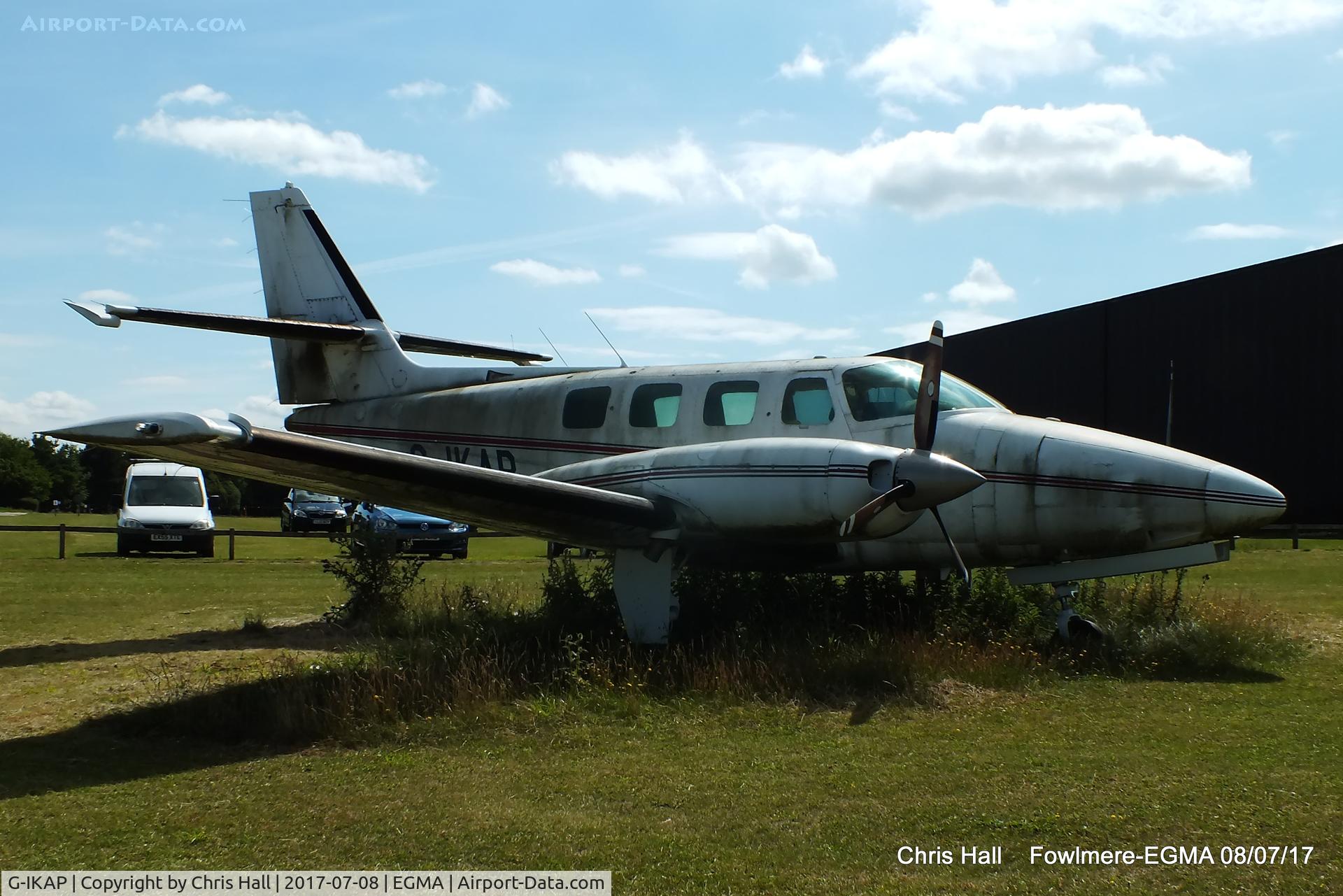 G-IKAP, 1983 Cessna T303 Crusader C/N T303-00182, at Fowlmere