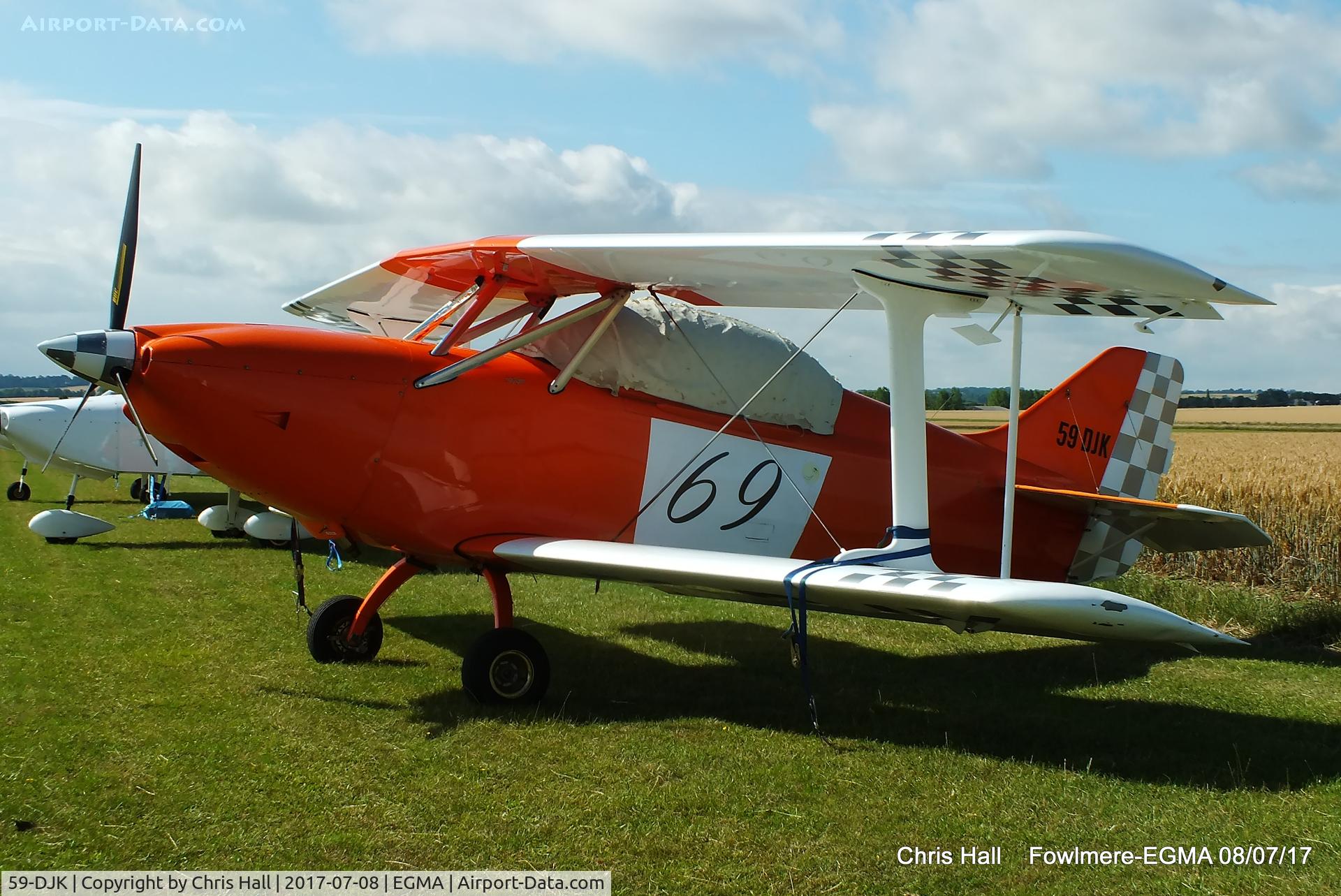 59-DJK, B & F Funk FK-12 Comet C/N 012-069, at Fowlmere