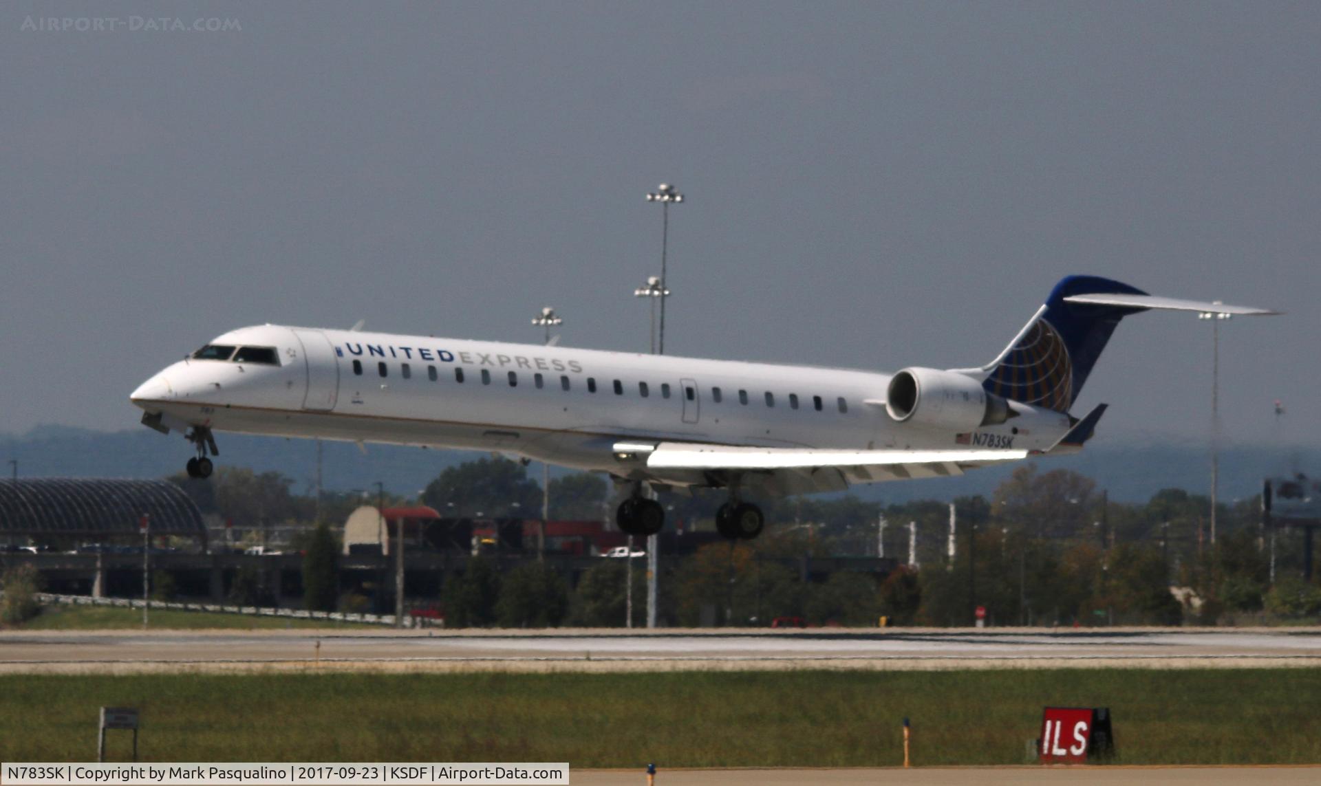 N783SK, 2009 Bombardier CRJ-700 (CL-600-2C10) Regional Jet C/N 10281, CL-600-2C10