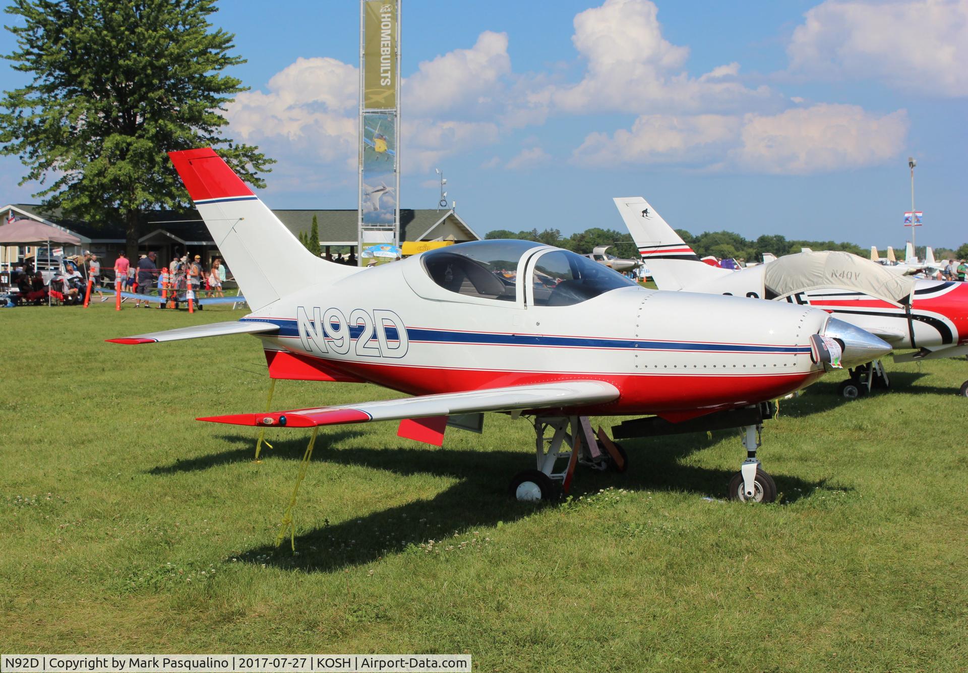 N92D, 1997 Questair Venture C/N DUNHAM 0002, Questair Venture