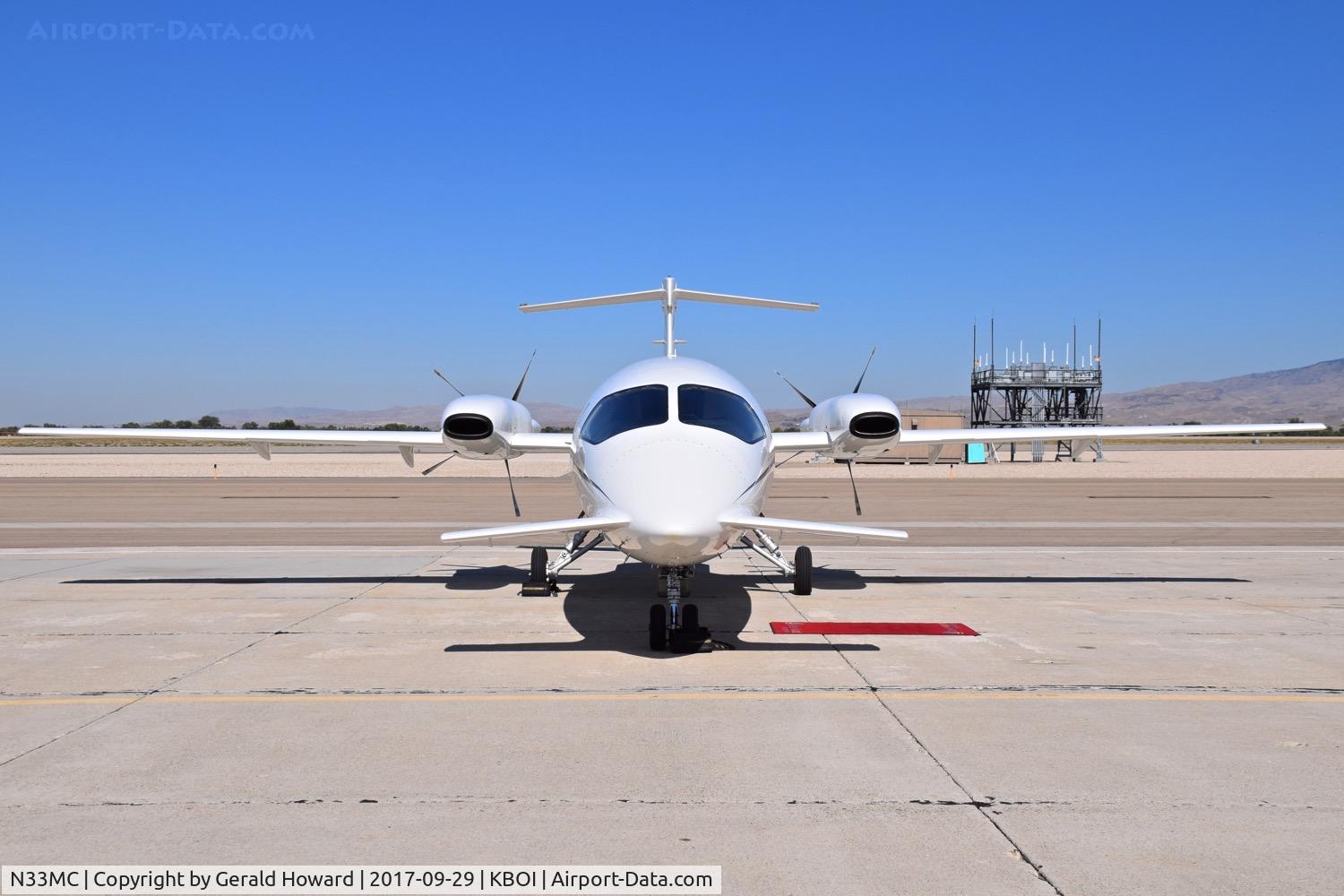 N33MC, 2001 Piaggio P-180 Avanti C/N 1051, Parked on south GA ramp.