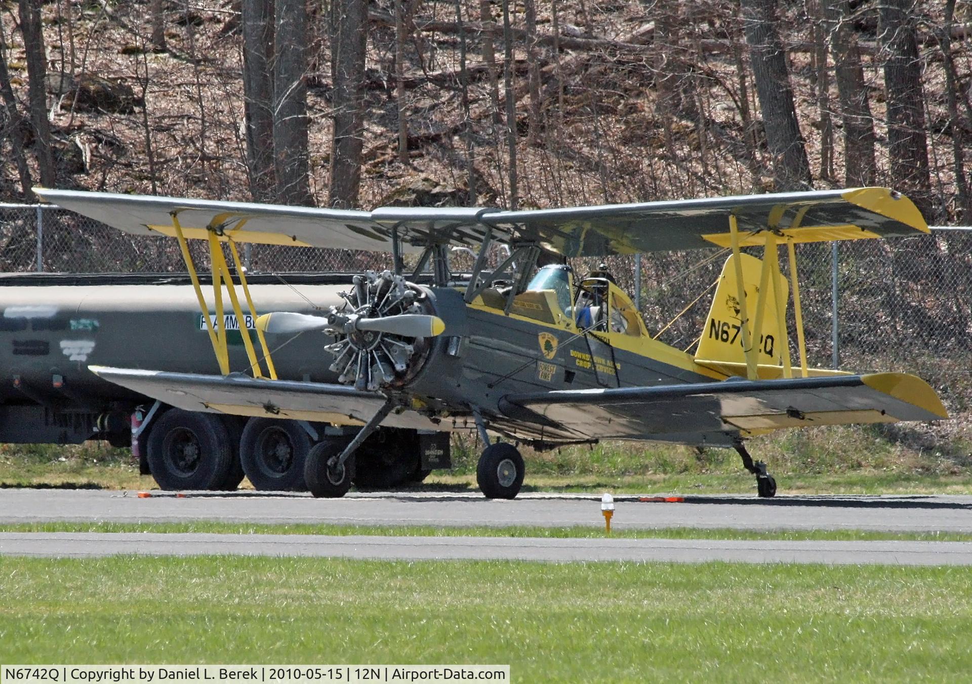 N6742Q, 1977 Grumman-Schweizer G-164B C/N 259B, Interesting visitor at Aeroflex Andover