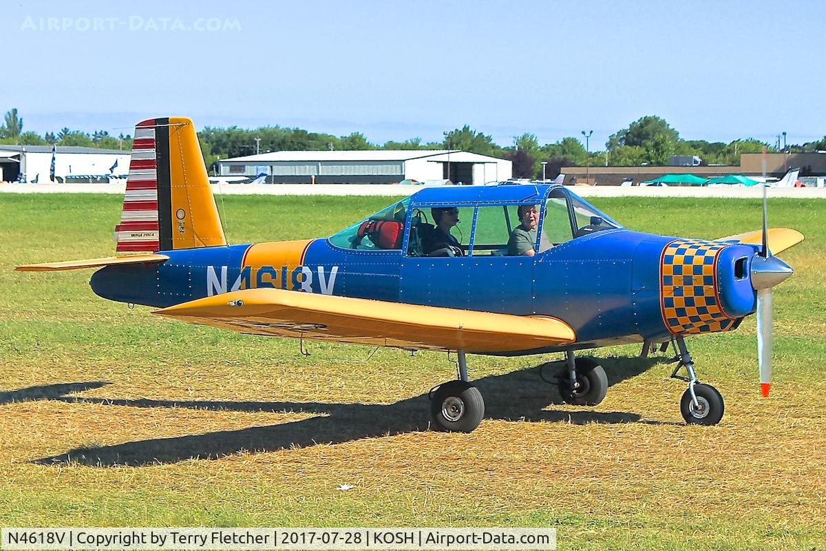 N4618V, 1977 Varga 2150A Kachina C/N VAC-83-77, At 2017 EAA AirVenture at Oshkosh