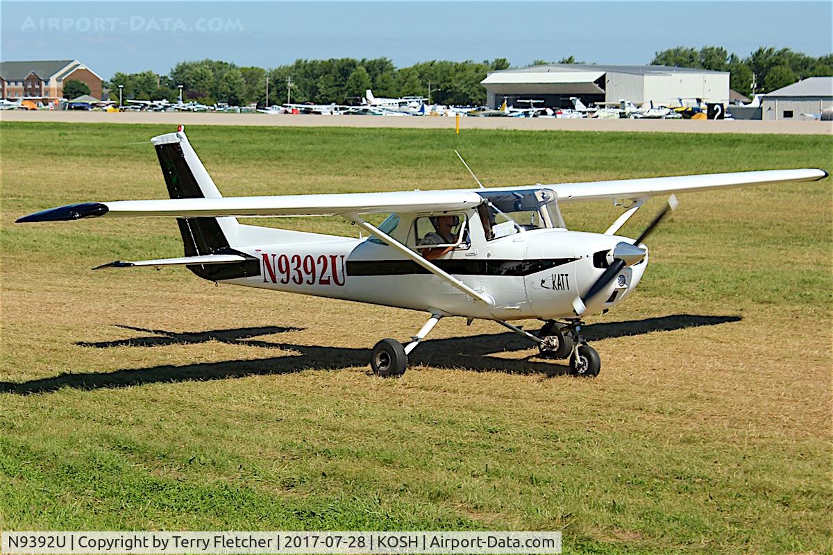 N9392U, 1976 Cessna 150M C/N 15078340, At 2017 EAA AirVenture at Oshkosh