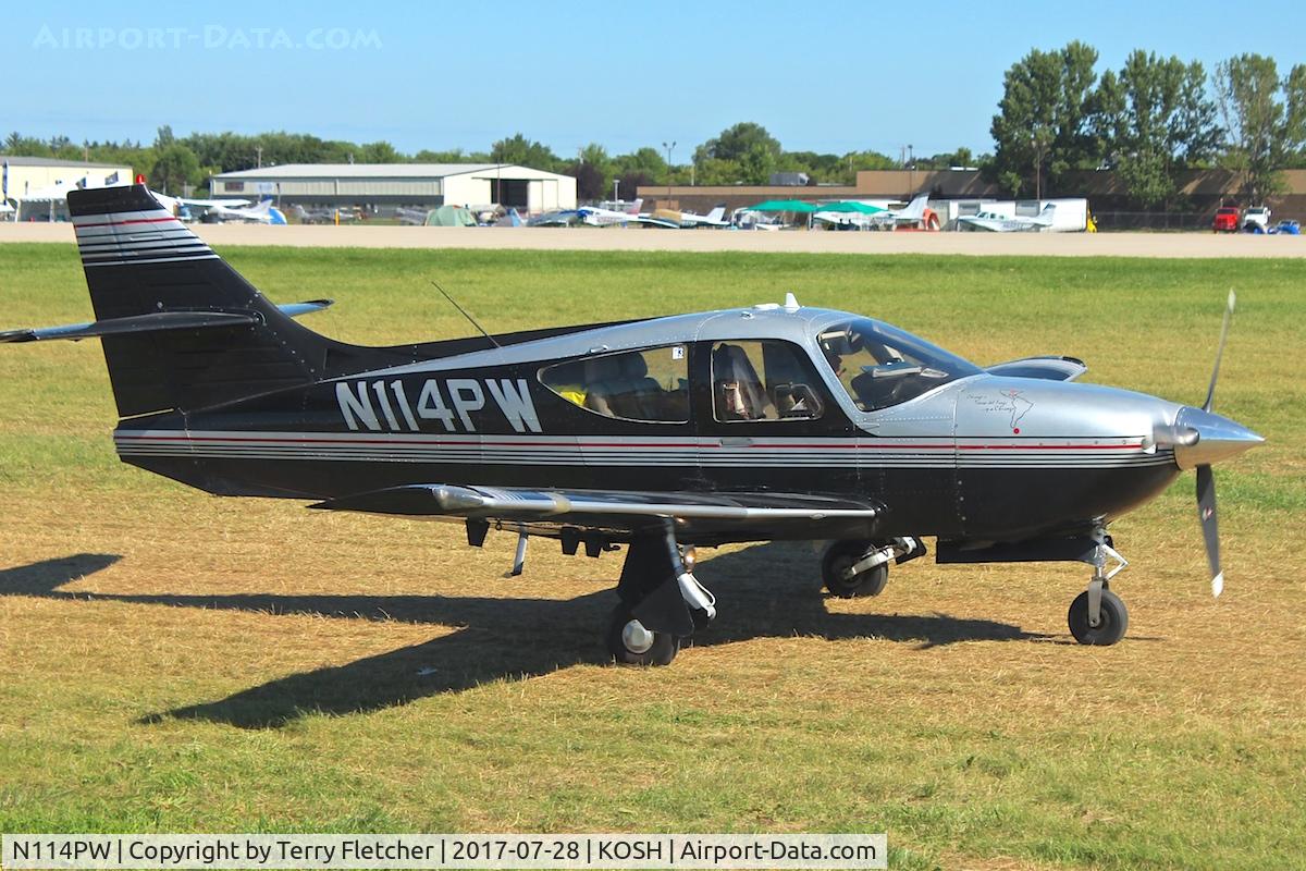 N114PW, 1992 Rockwell Commander 114B C/N 14542, At 2017 EAA AirVenture at Oshkosh