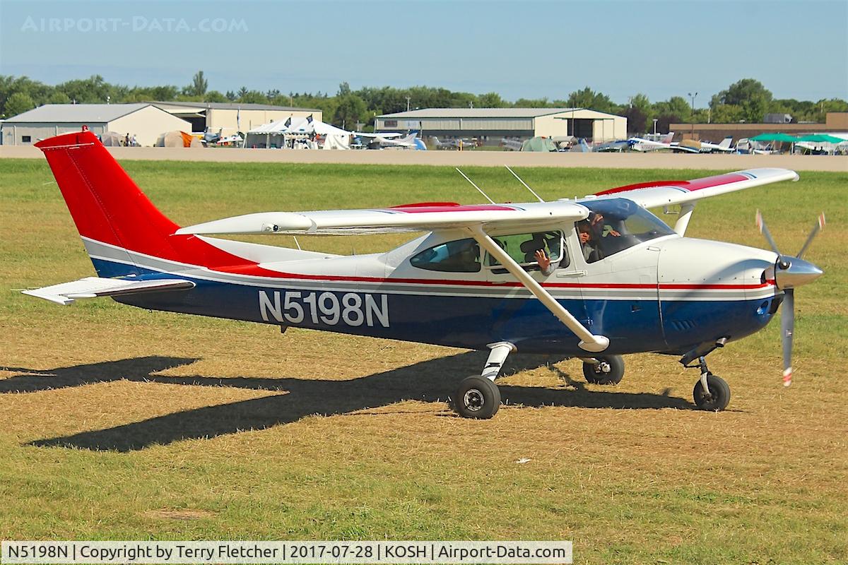 N5198N, 1980 Cessna 182Q Skylane C/N 18267566, At 2017 EAA AirVenture at Oshkosh