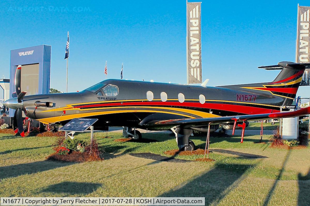 N1677, 2016 Pilatus PC-12/47E C/N 1677, At 2017 EAA AirVenture at Oshkosh