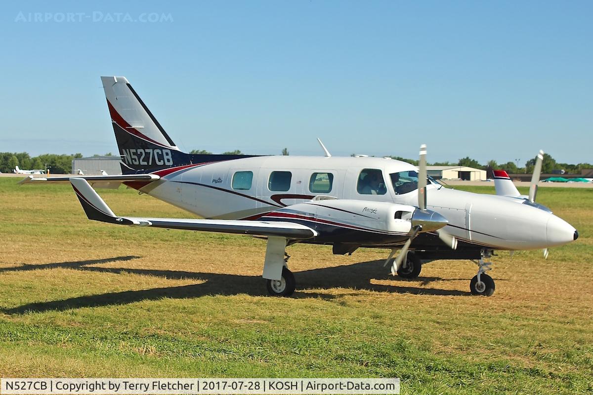 N527CB, 1977 Piper PA-31P Navajo Navajo C/N 31P7730001, At 2017 EAA AirVenture at Oshkosh