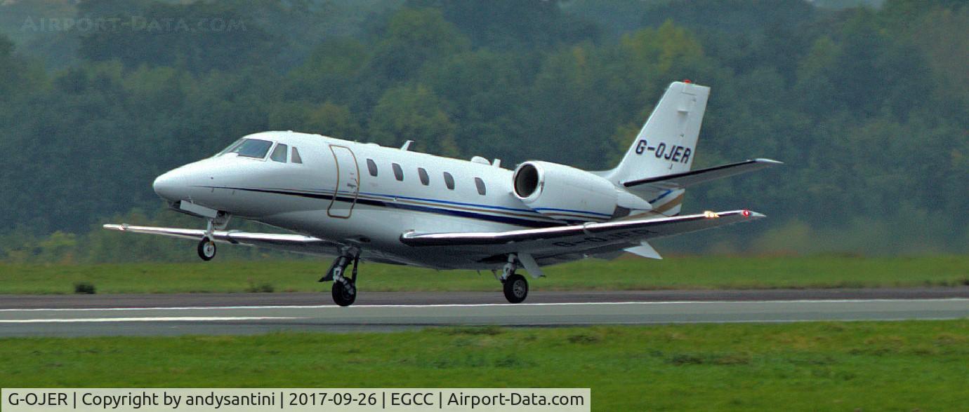 G-OJER, 2013 Cessna 560XL Citation XLS+ C/N 560-6148, just taken off