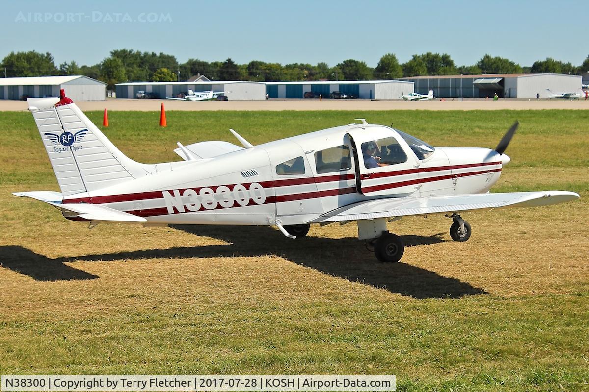 N38300, 1977 Piper PA-28-161 Cherokee Warrior II C/N 28-7816001, At 2017 EAA AirVenture at Oshkosh