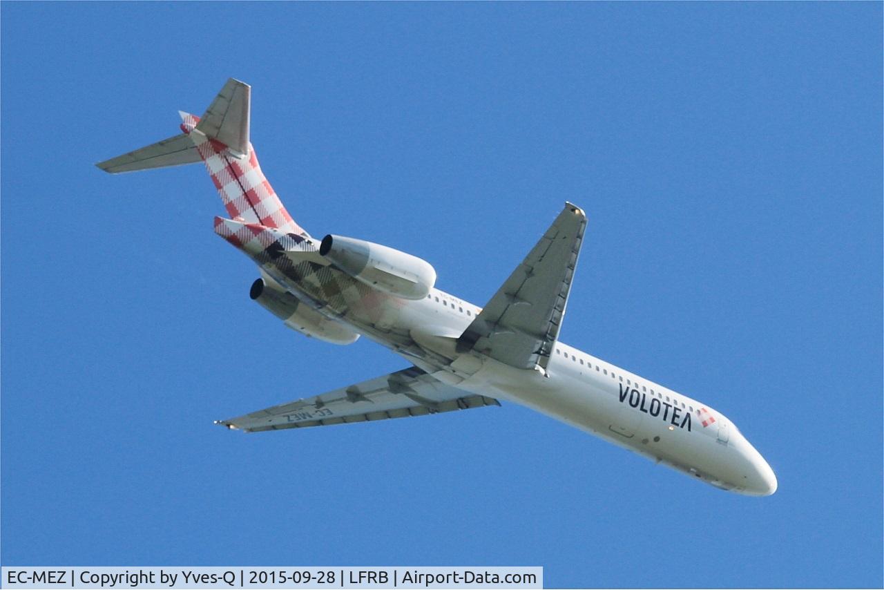 EC-MEZ, 2000 Boeing 717-2CM C/N 55059, Boeing 717-2CM, Take off rwy 07R, Brest-Bretagne Airport (LFRB-BES)