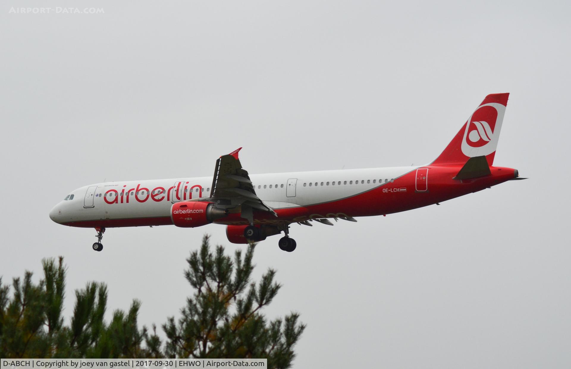 D-ABCH, 2011 Airbus A321-211 C/N 4728, FLY NIKI A320 air berlin C/S