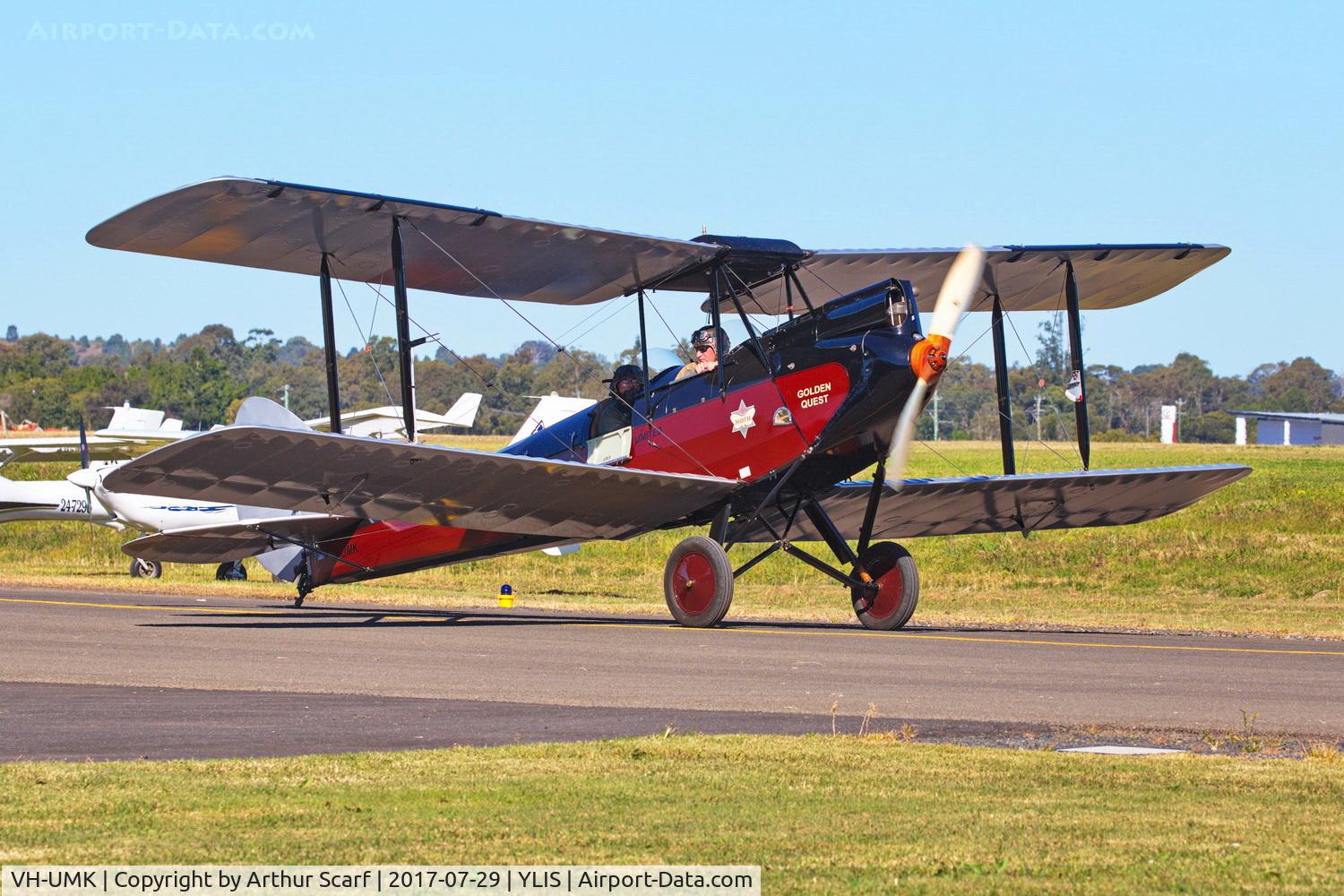 VH-UMK, 1929 De Havilland DH.60M Moth C/N 1399, Lismore NSW Aviation Expo 2017