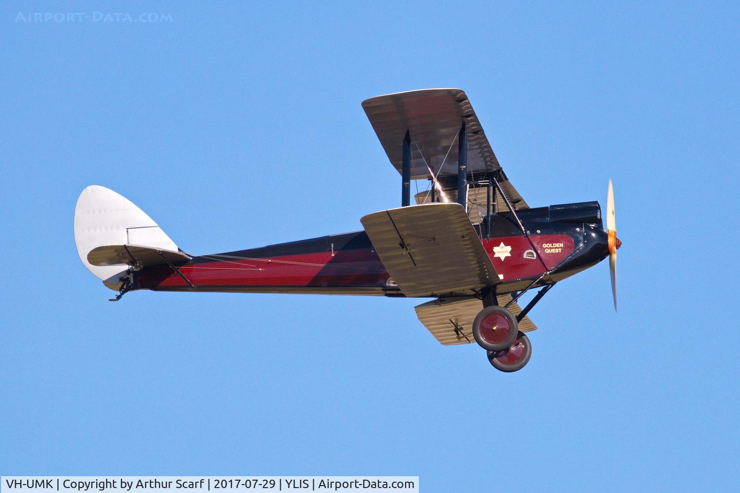 VH-UMK, 1929 De Havilland DH.60M Moth C/N 1399, Lismore NSW Aviation Expo 2017
