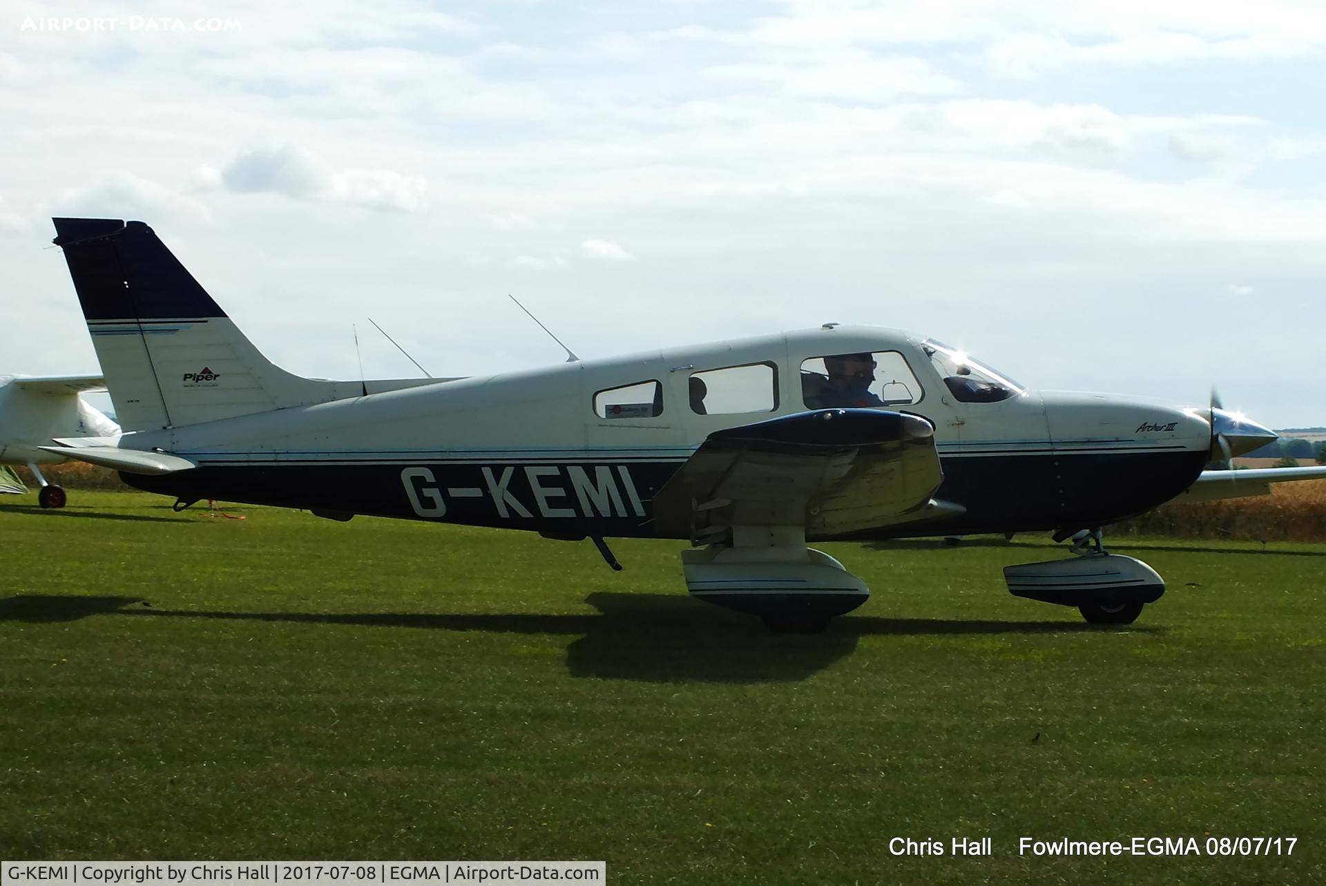 G-KEMI, 1998 Piper PA-28-181 Cherokee Archer III C/N 28-43180, at Fowlmere